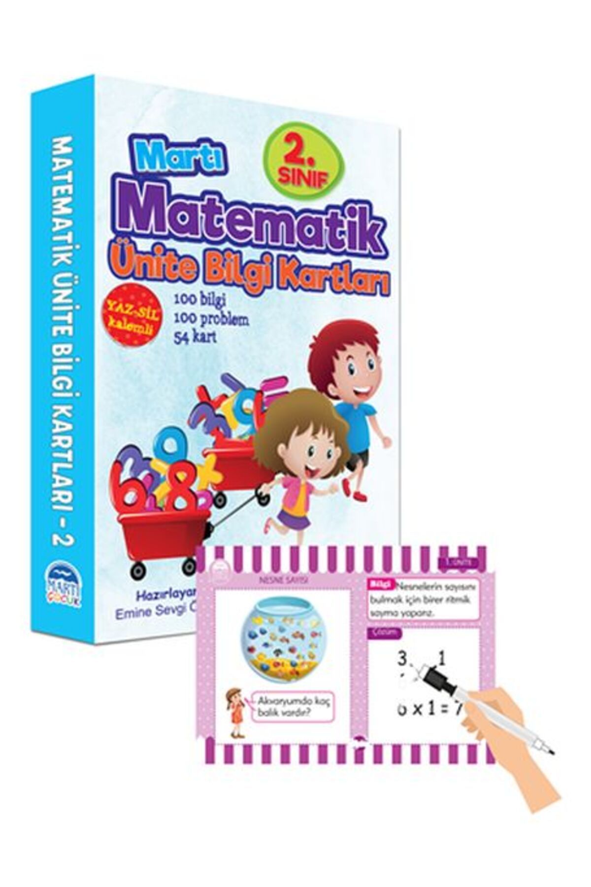 Türk Dil Kurumu Yayınları Martı 2.Matematik Ünite Bilgi Kartları