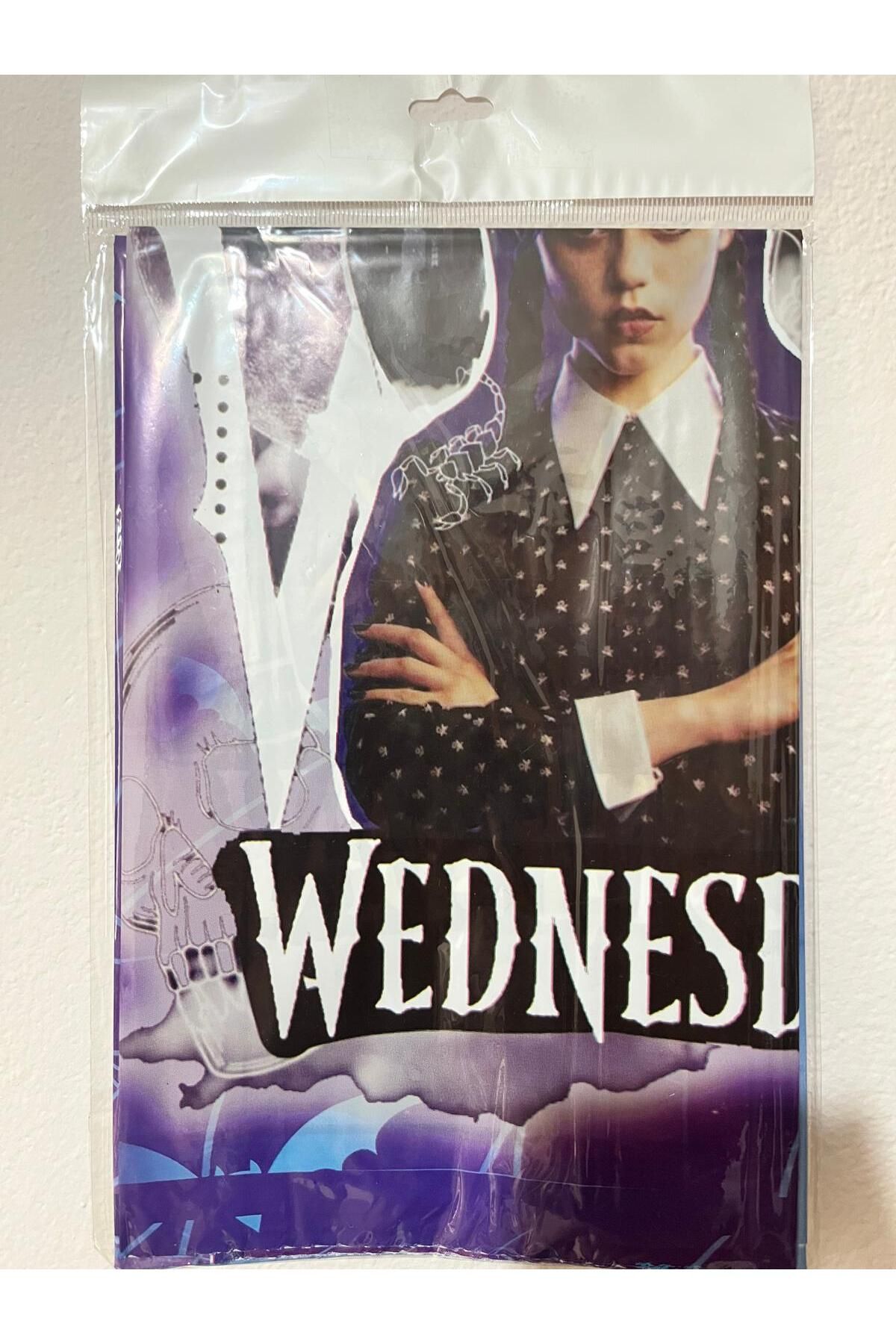 partyrüyası Wednesday Masa Örtüsü Wednesday Addams Temalı Doğum Günü Masa Örtüsü