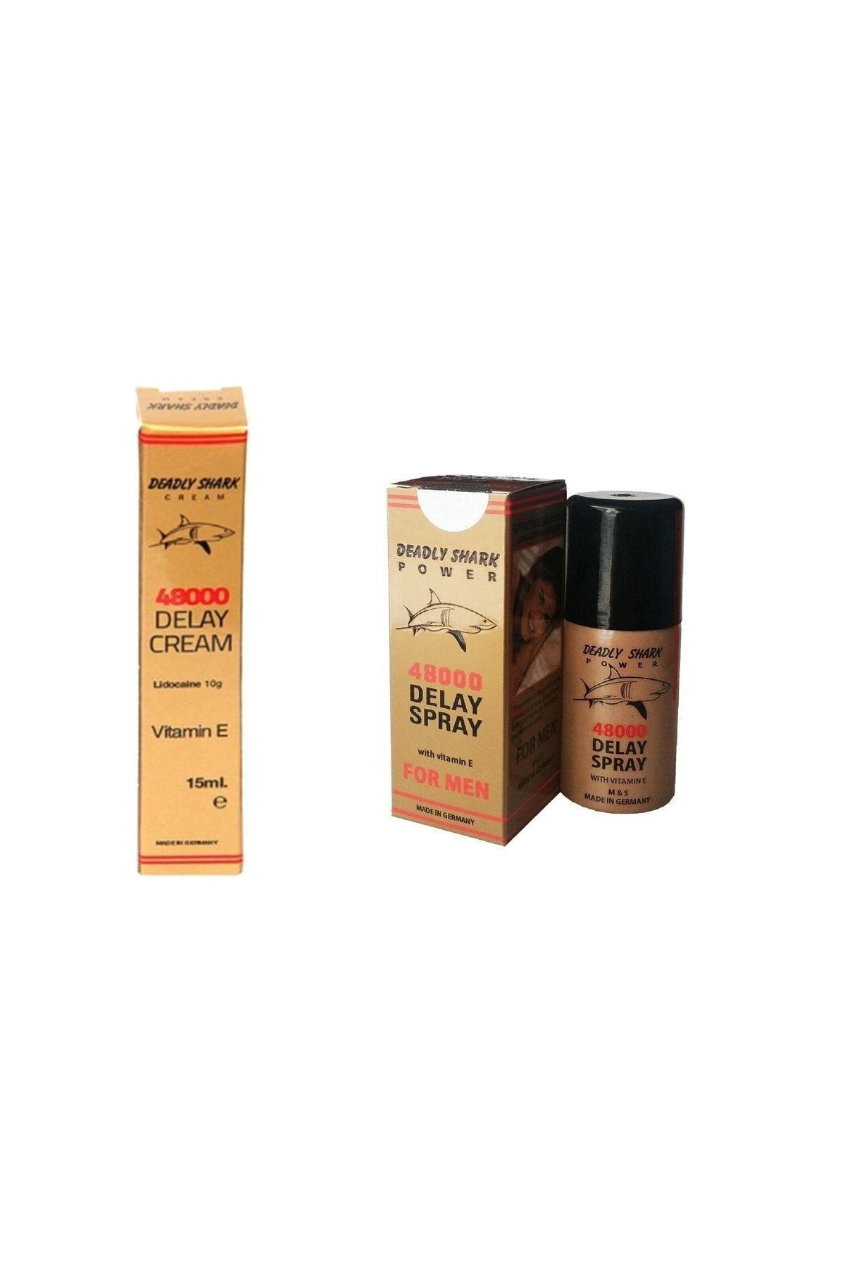 DEADLYSHARK 48000sprey Ve Krem 2'Lİ Set-7441FG