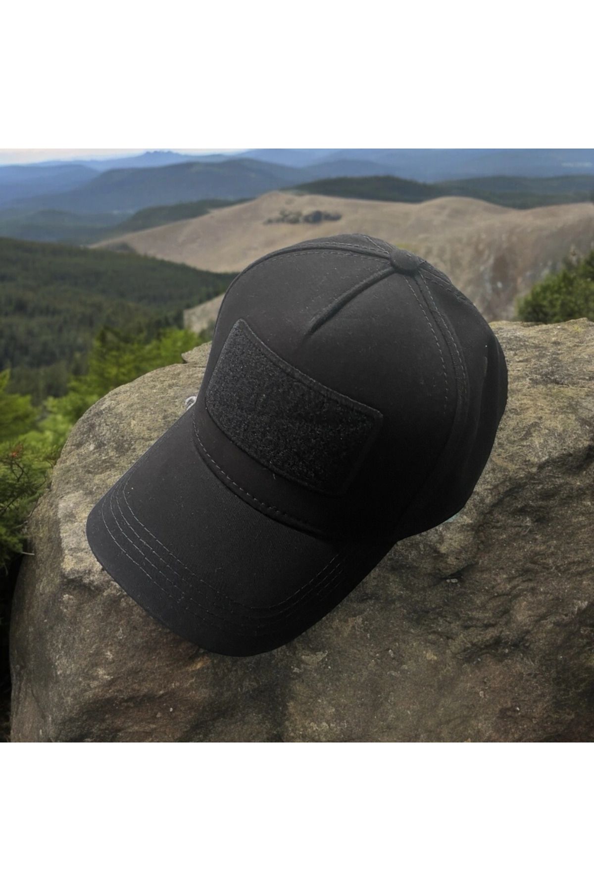 Ex Patch Siyah Renk Taktikal Taktik Şapka