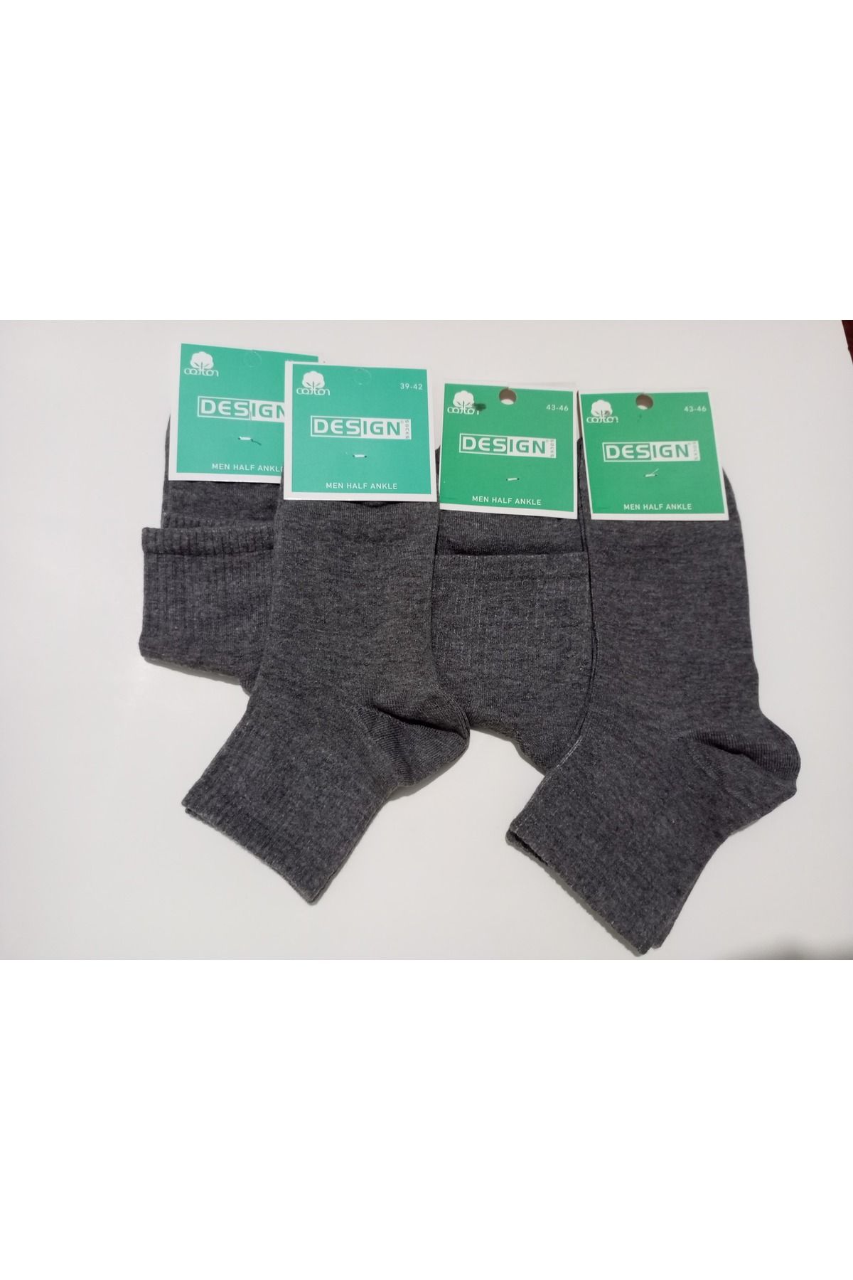 RBS SOCKS ERKEK PAMUKLU NAYLONSUZ YARIM KONÇ 8'Lİ