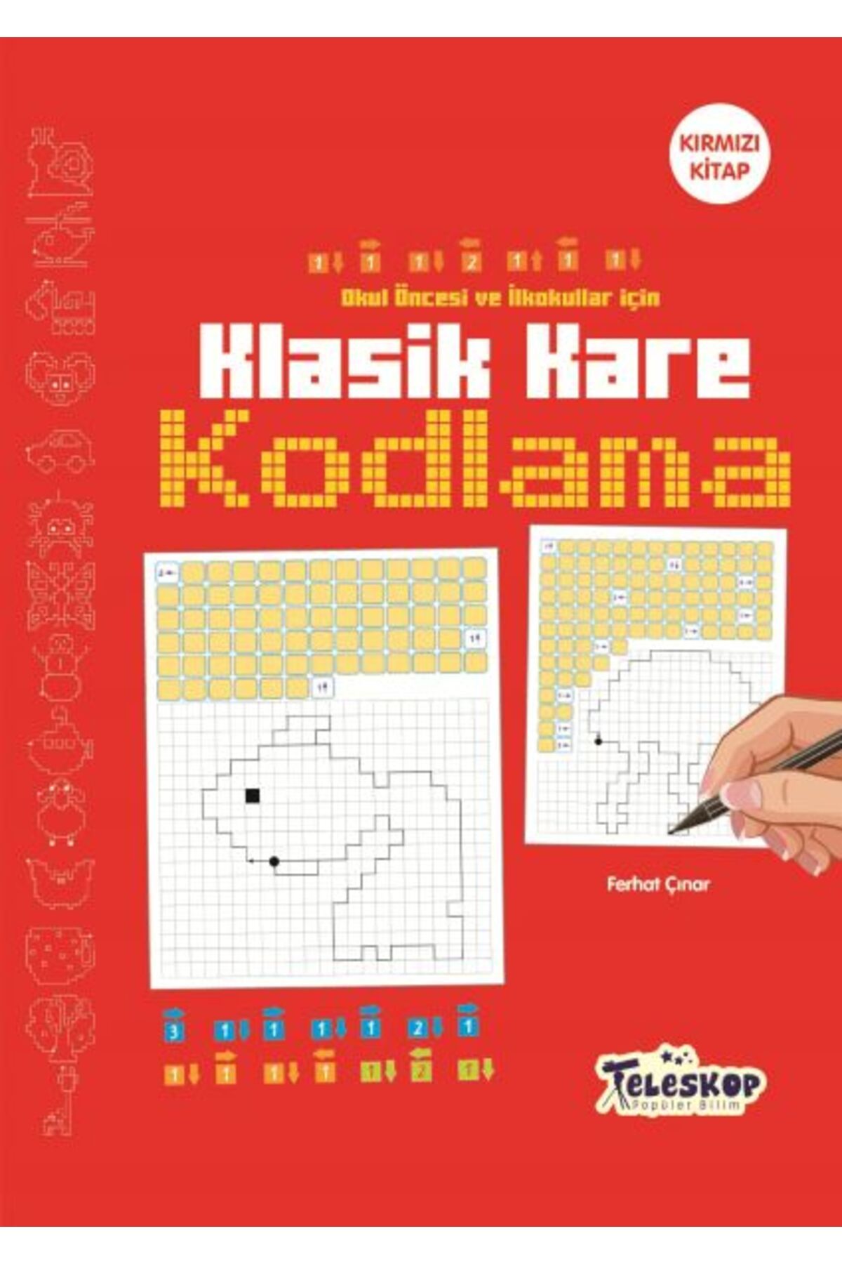Teleskop Popüler Bilim Klasik Kare Kodlama Kırmızı Kitap