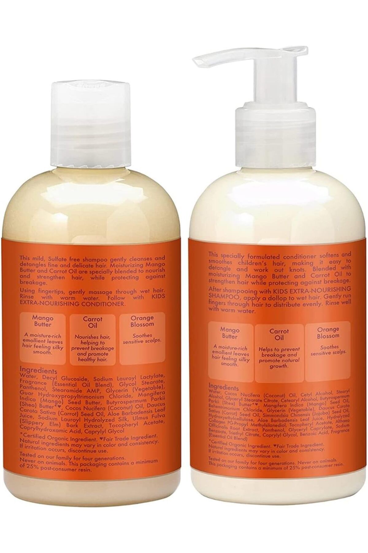 Shea Moisture-Shampoo and Conditioner Set for Kids with Mango and Carrot from Shea Moisture 3