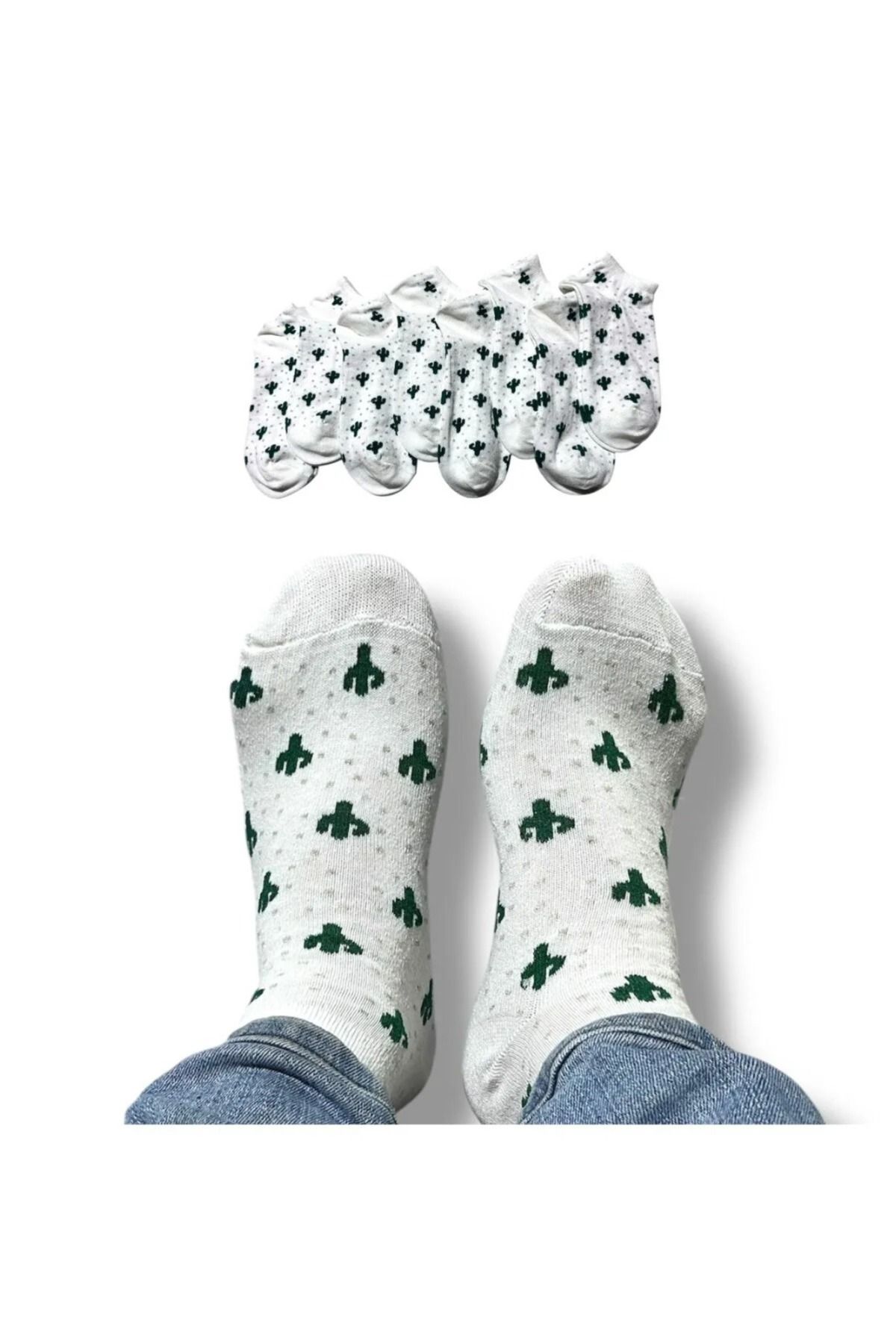 BYNDRSOCKS 7 Çift Unisex Patik Pamuklu Çorap