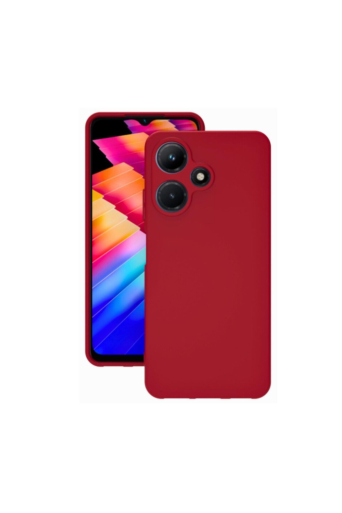 Di Aksesuar İnfinix Hot 30İ Kırmızı Lansman Kılıf