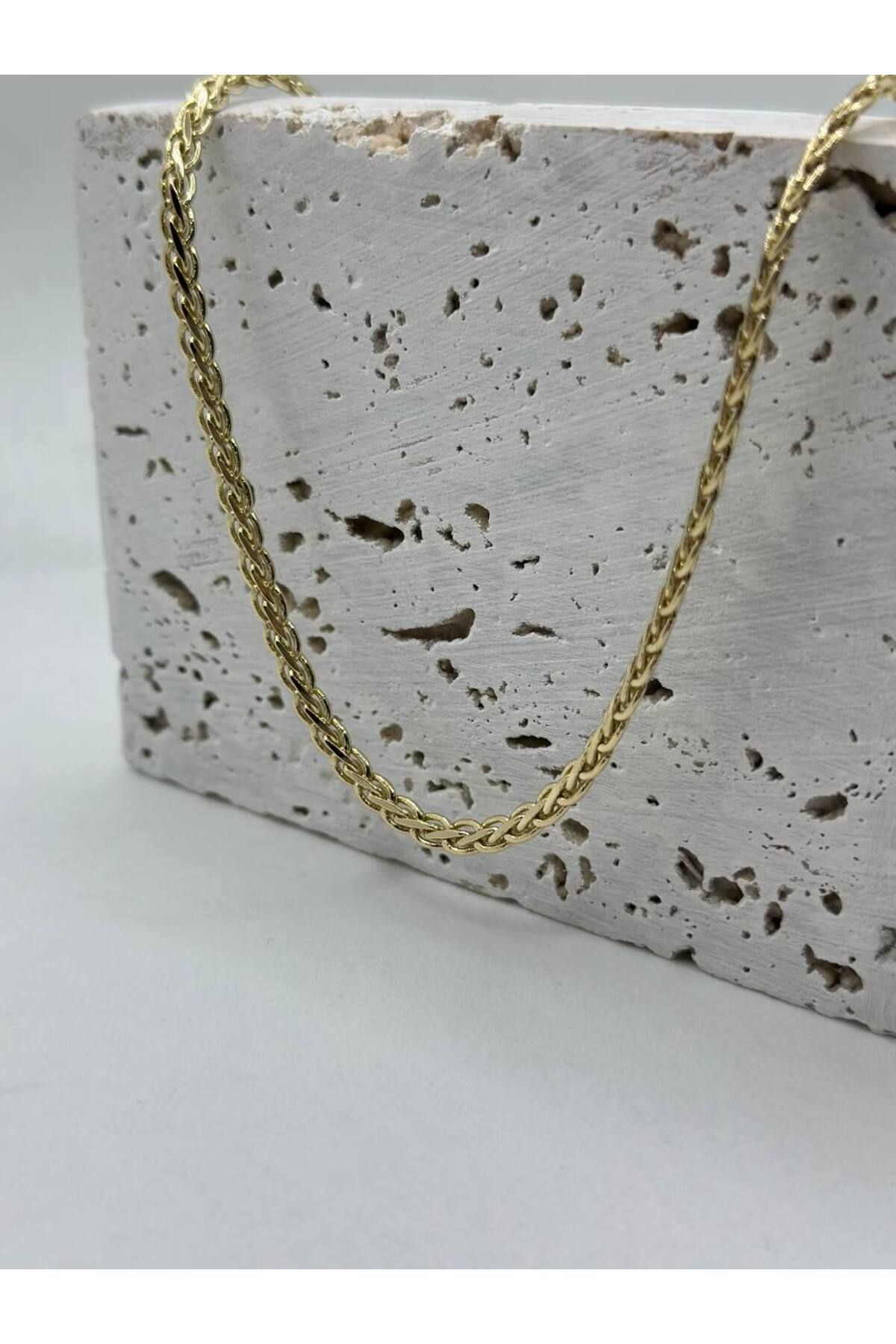 lysiaaccessory Özel Seri Yassı Tip Burgu Zincir Kolye