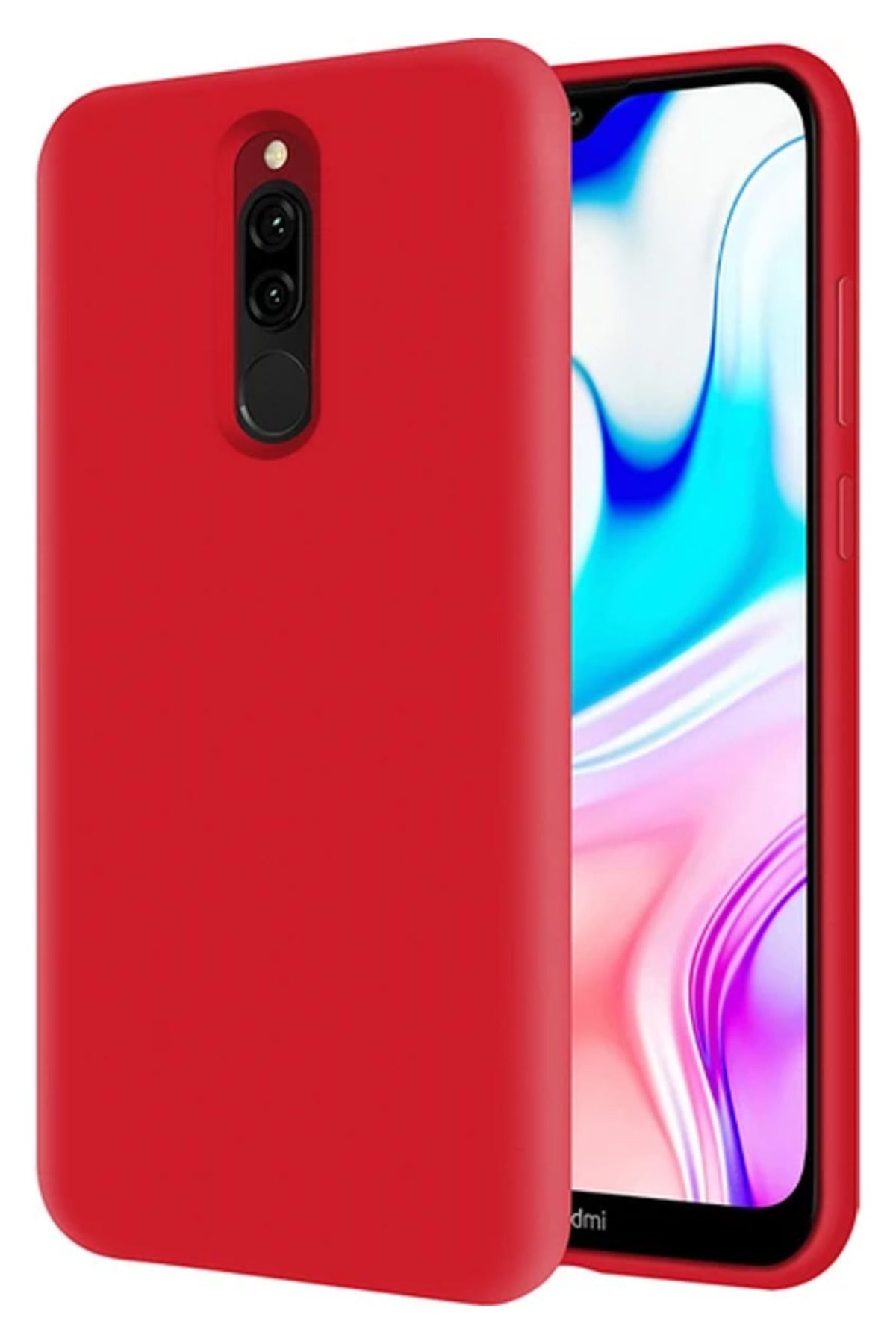 Di Aksesuar Xiaomi Redmi 8 Kırmızı Lansman Kılıf