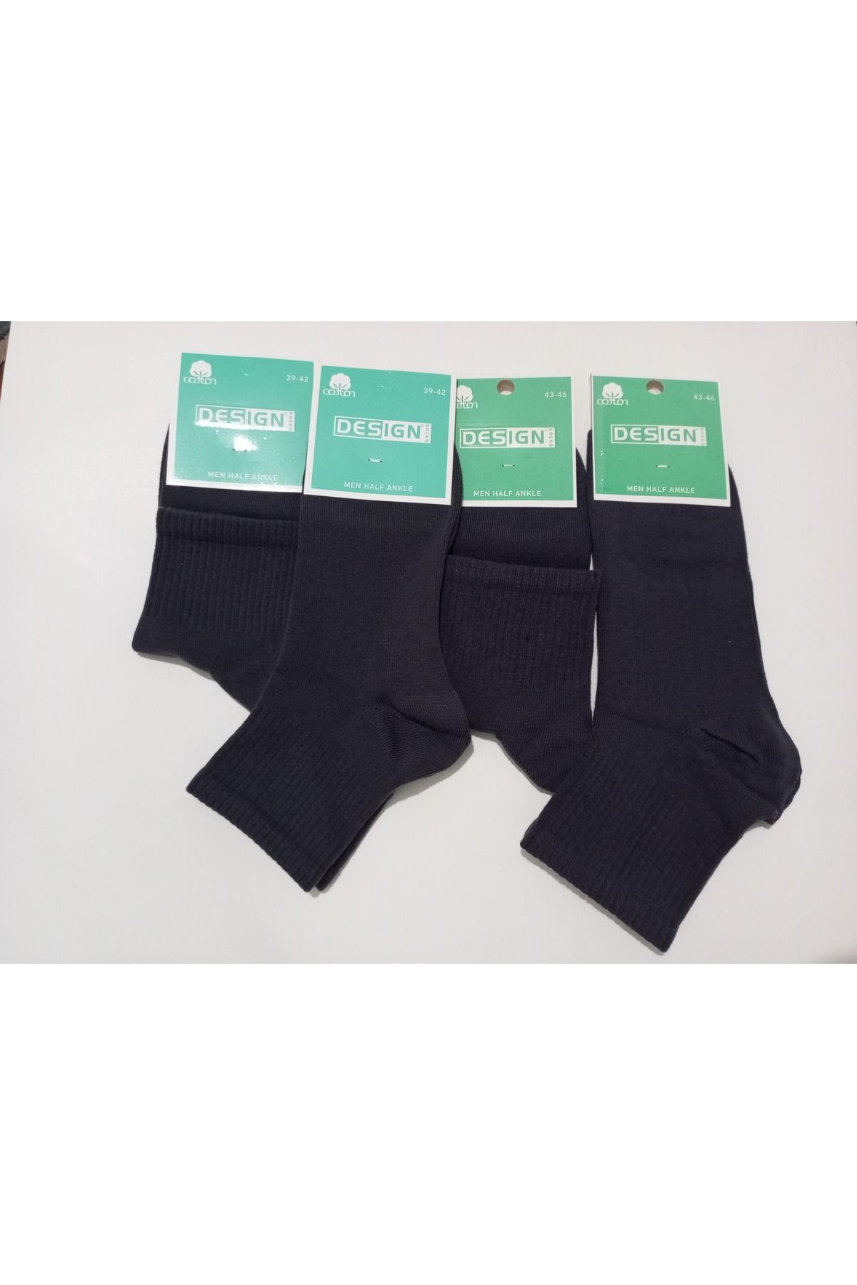 RBS SOCKS ERKEK PAMUKLU NAYLONSUZ YARIM KONÇ 8'Lİ