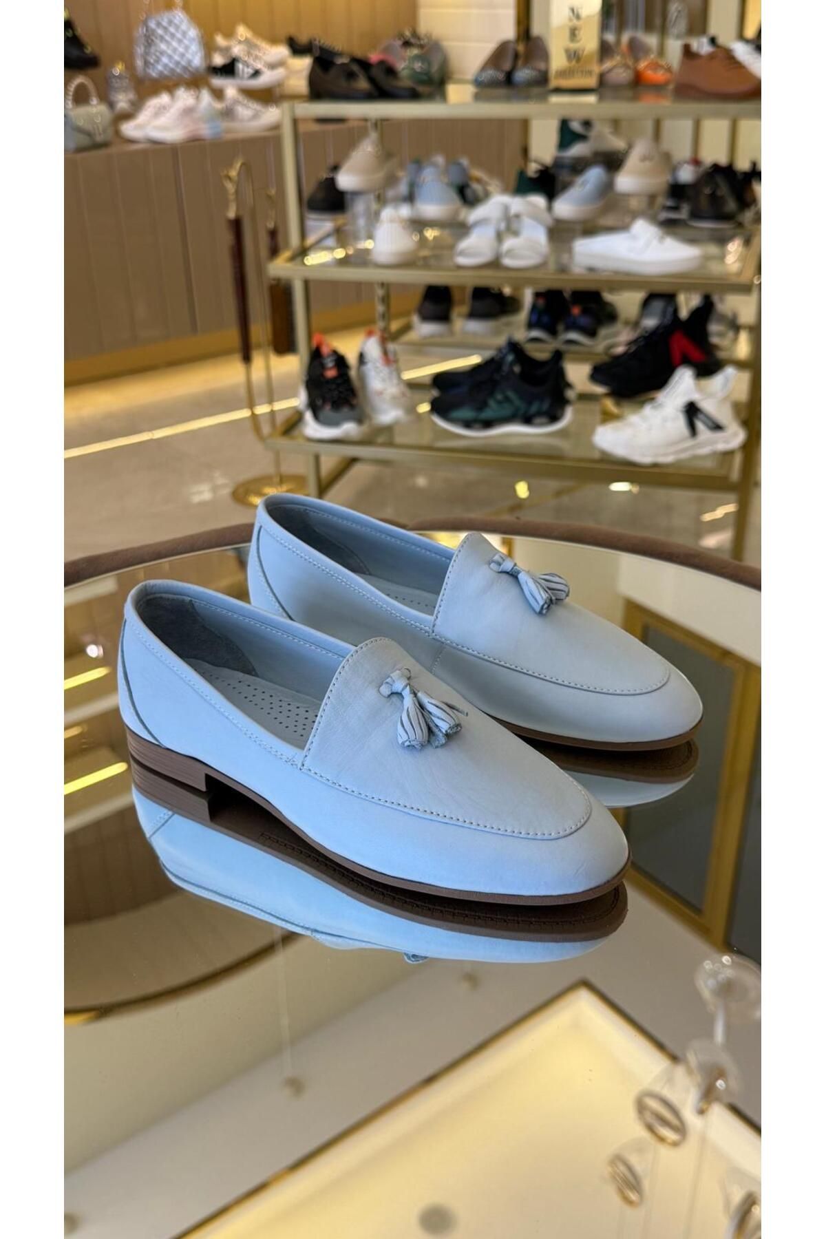 DUYGUSHOESBAG Hakiki Deri Kadın Komfor Ayakkabı