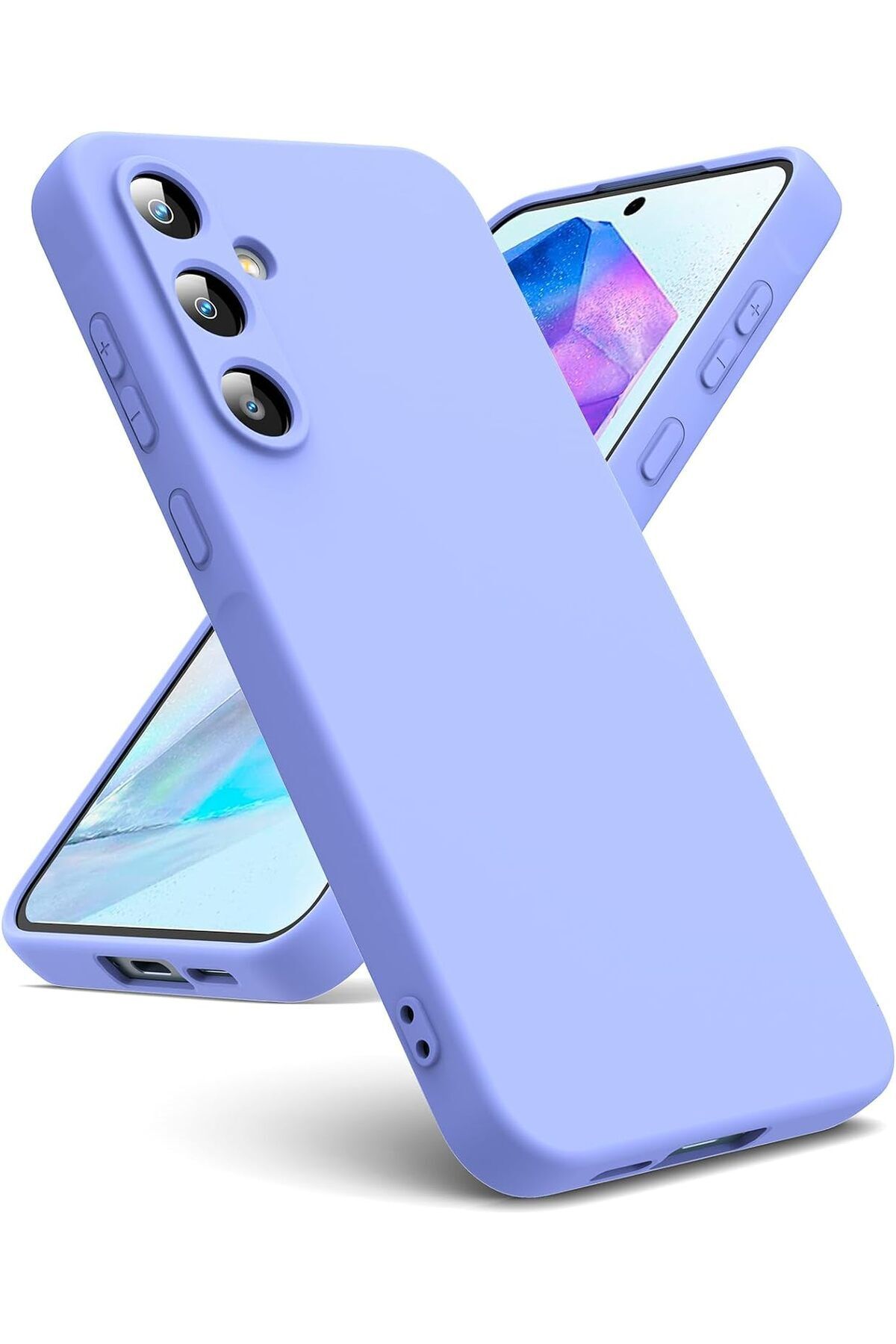 Di Aksesuar Samsung Galaxy M34 Lila Lansman Kılıf
