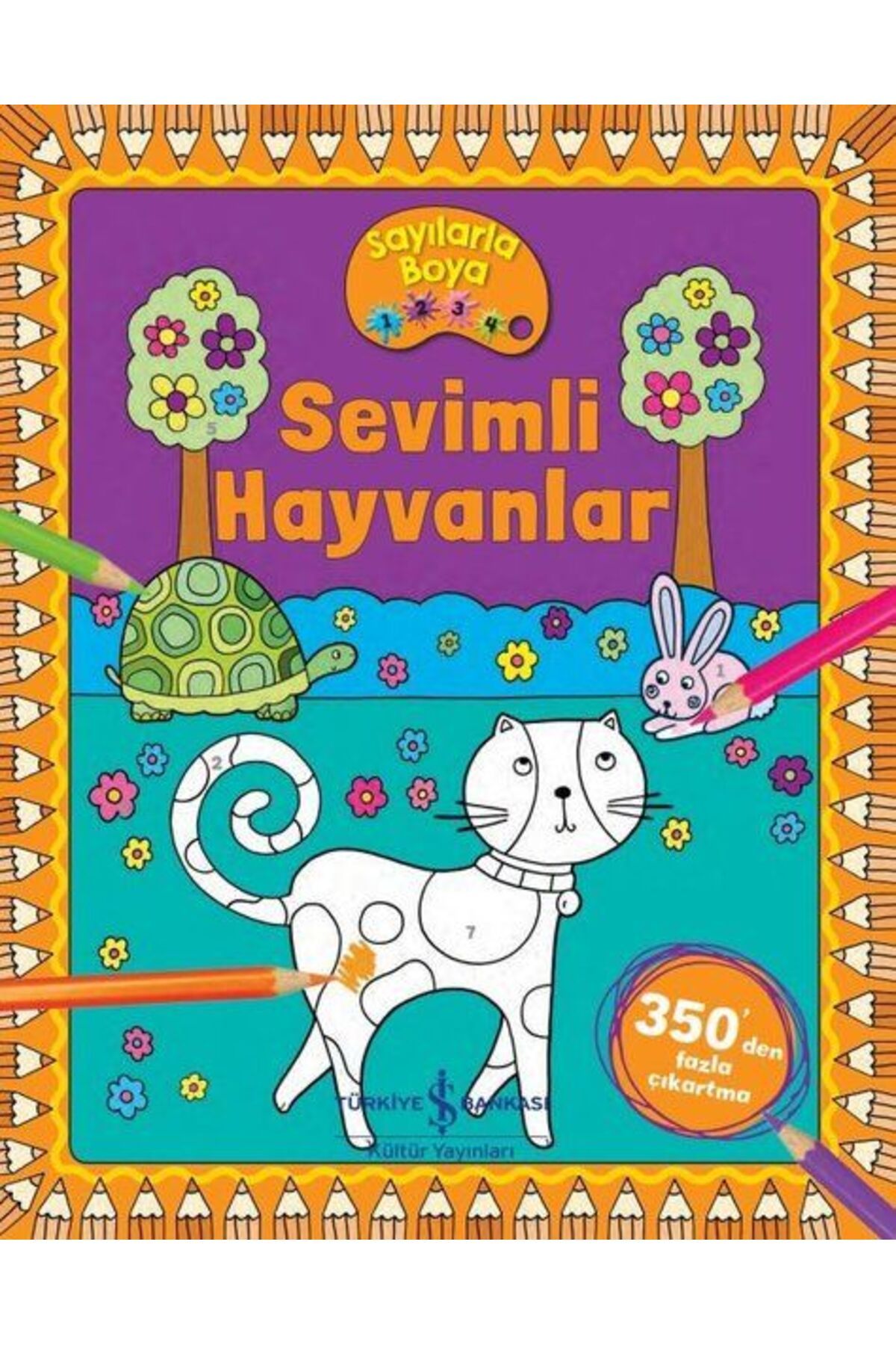 Türk Dil Kurumu Yayınları Sevimli Hayvanlar - Sayılarla Boya