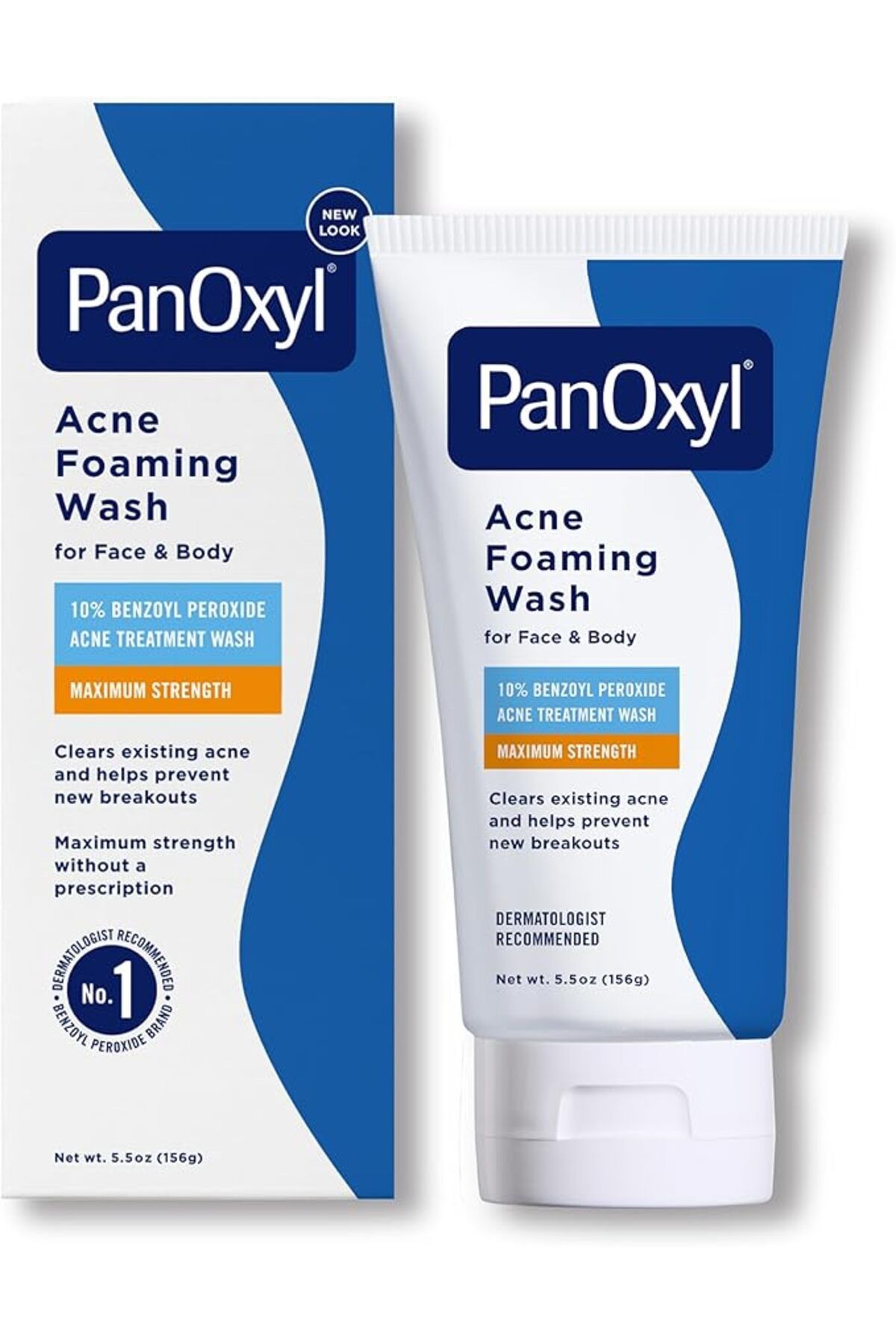 panoxyl Maximum Strength 10% Benzoyl Peroxide Acne Foaming Wash 156g iHerb