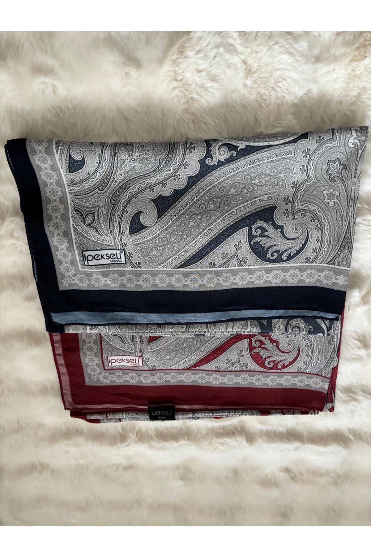 İpekseli 2 Lİ ETNİK DESEN PAMUK SOFT ŞAL