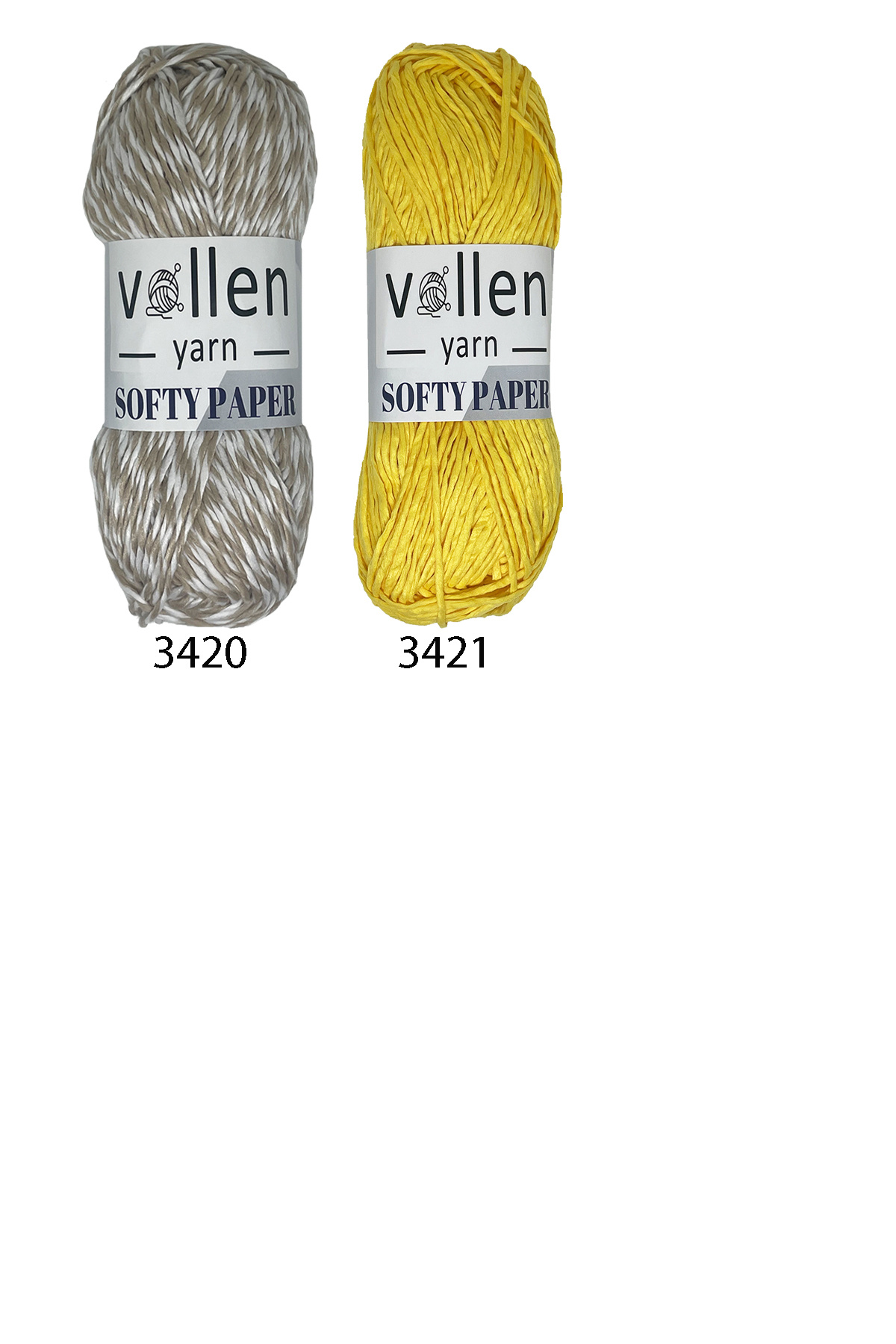 vollen yarn-Soft Raffia Paper Thread, Hobby Thread, Crochet Thread, Hand Knitting Thread, Bag, Supla and Hat Thread, Yellow 5