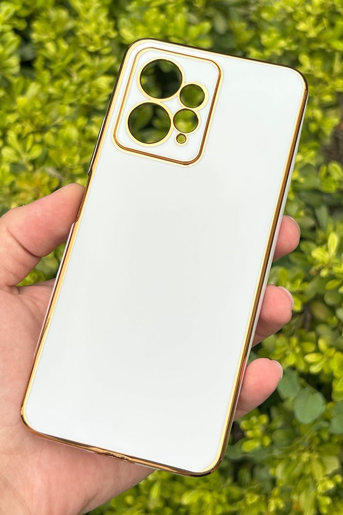 CEPSTOK Xiaomi Redmi Note 12 4G Kılıf Kenar Detaylı Yumuşak Parlak Silikon