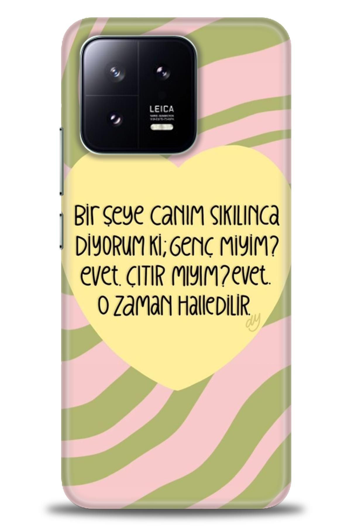 CooperTech Xiaomi Mi 13 İle Uyumlu HD Baskılı Desenli Silikon Kılıf - 1080