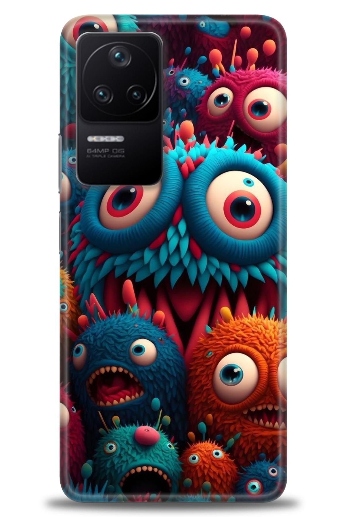 CooperTech Xiaomi Poco F4 İle Uyumlu HD Baskılı Desenli Silikon Kılıf - 90