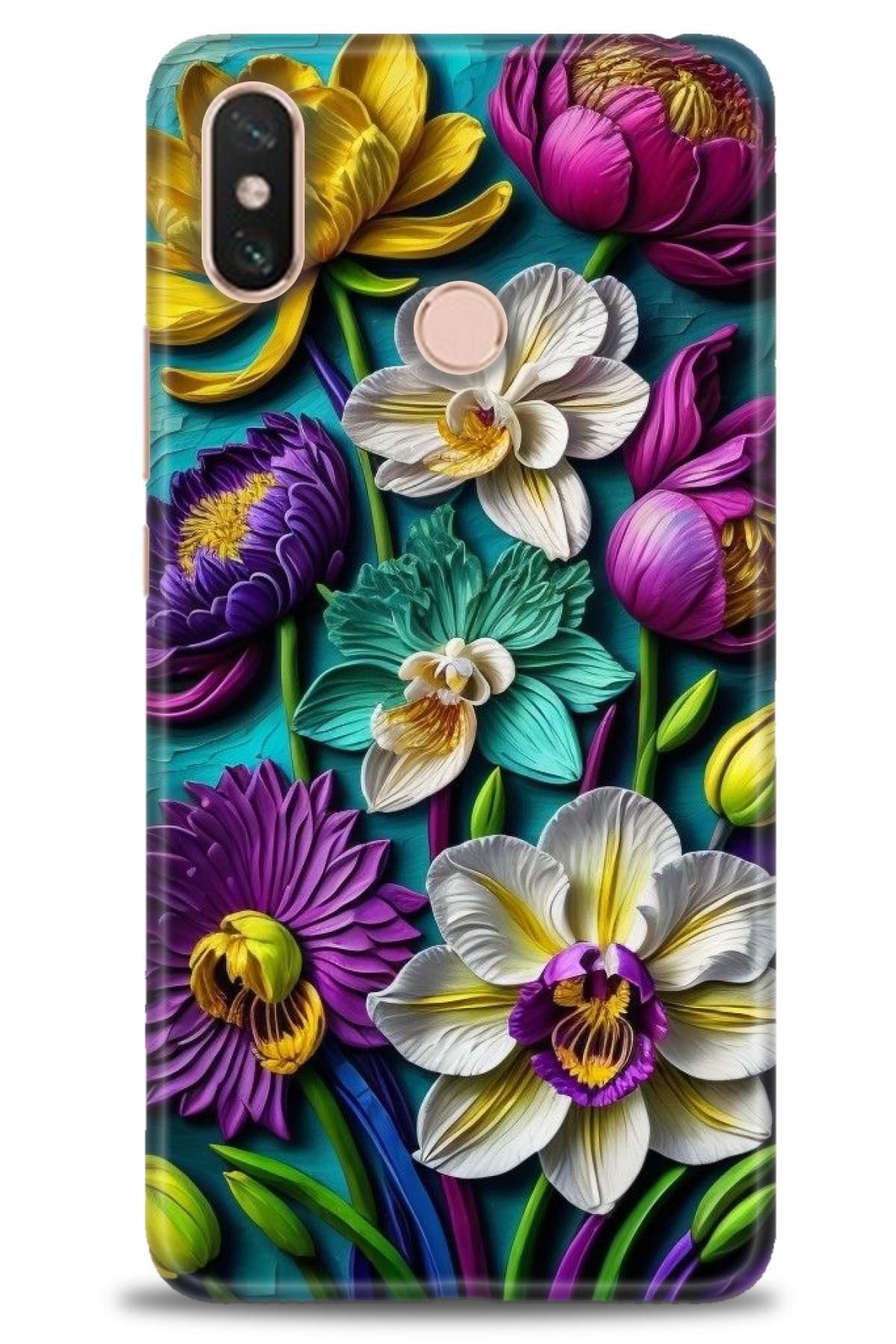 CooperTech Xiaomi Mi Max 3 İle Uyumlu HD Baskılı Desenli Silikon Kılıf - 420