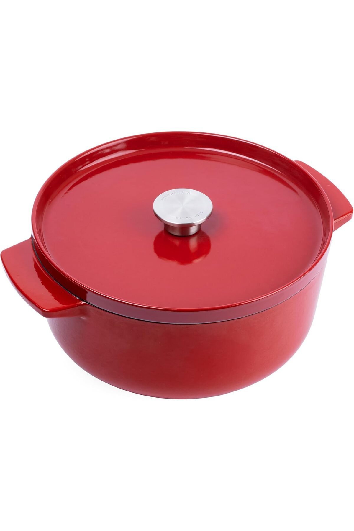 STOREMAX nslmshop Cast Iron 26 cm/5,2 l kapaklı tencere, kaliteli, sağlam ve uzun ömürlü, kızartma, kı