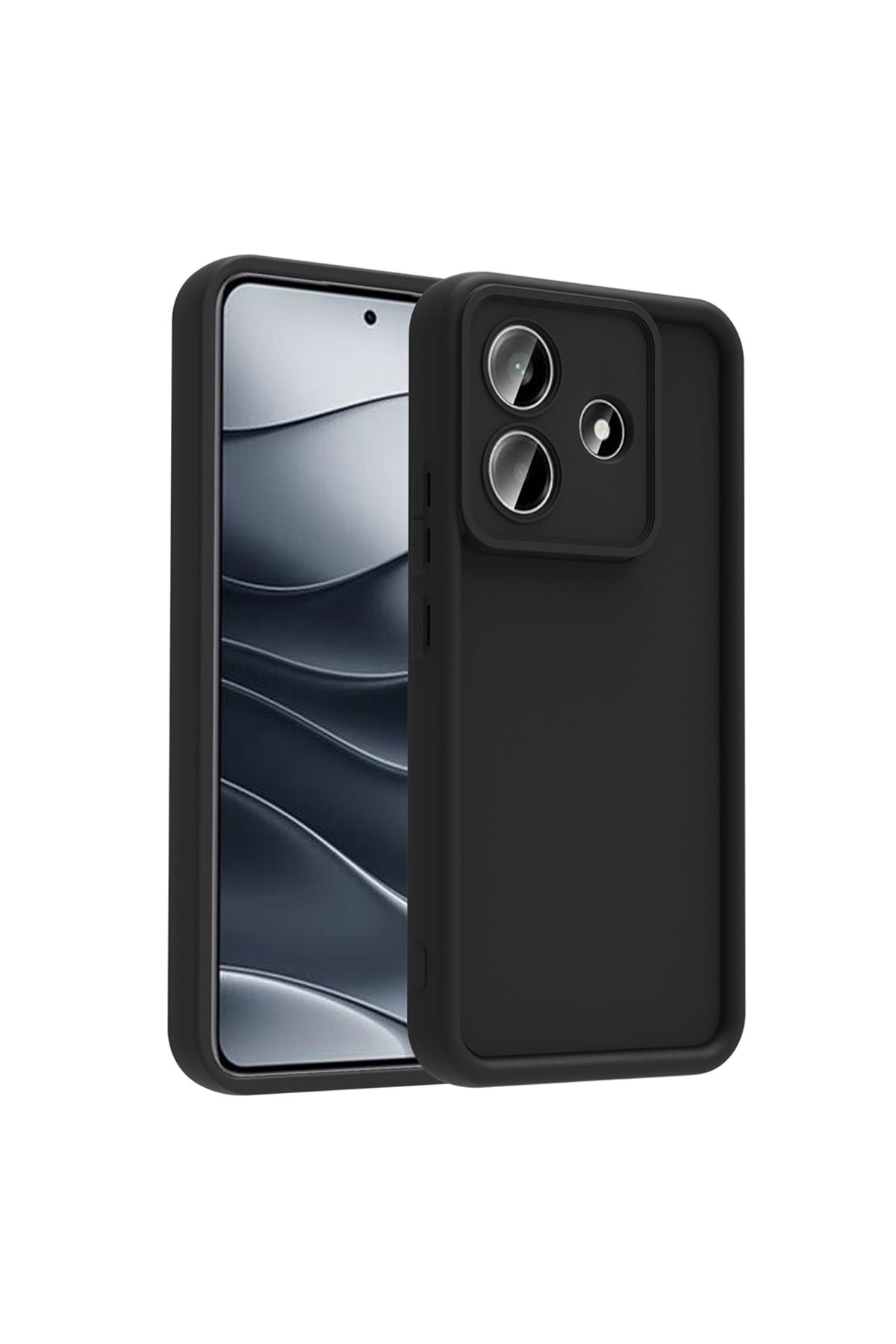 Novatis Redmi Note 13 Pro Plus Uyumlu Kılıf 3D Kamera Korumalı Soft Silikon Kapak