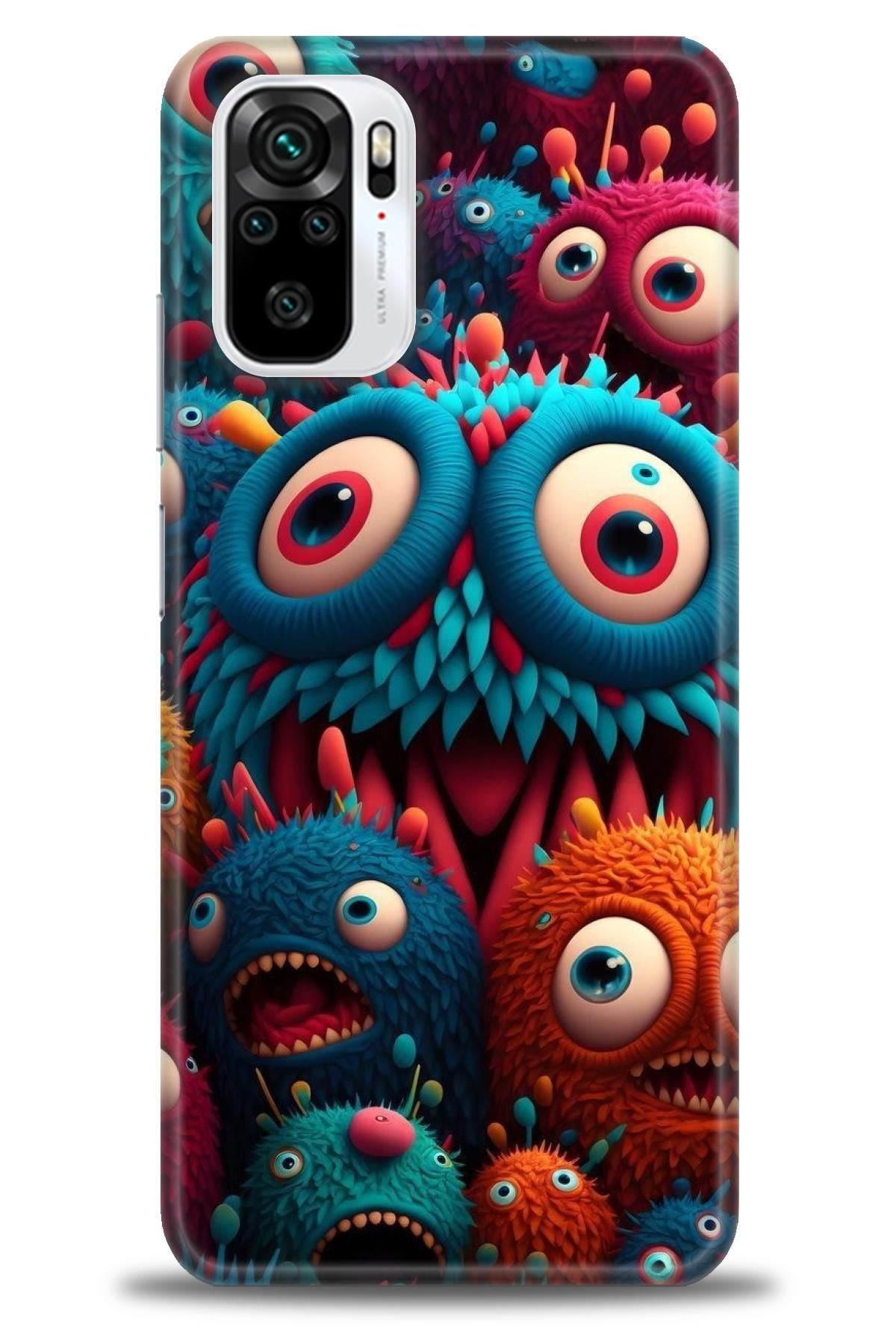 CooperTech Xiaomi Redmi Note 10 / 10S İle Uyumlu HD Baskılı Desenli Silikon Kılıf - 90