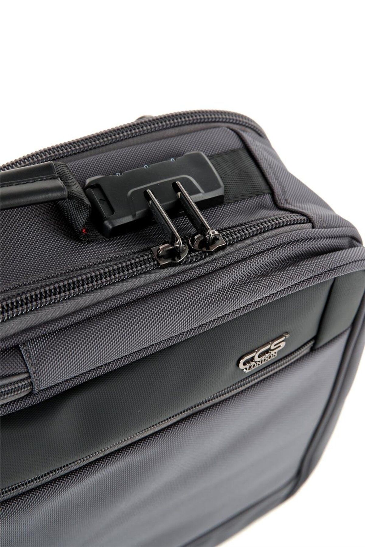 ÇÇS-Backpack with USB and Headphone Input, Laptop Compartment, Lock 5