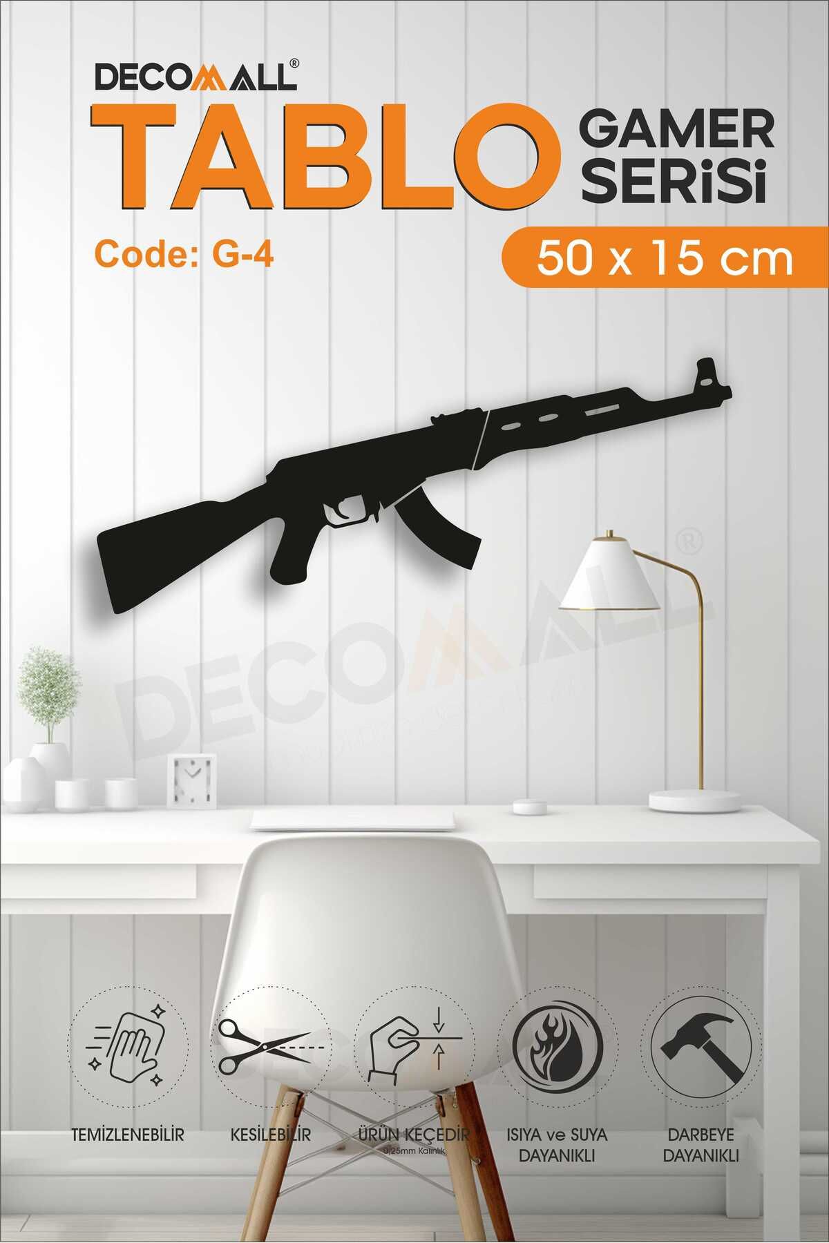 DECOMALL KELEŞ 2D Kabartmalı Duvar Dekor Tablosu Duvar Süsü GAMER TABLO