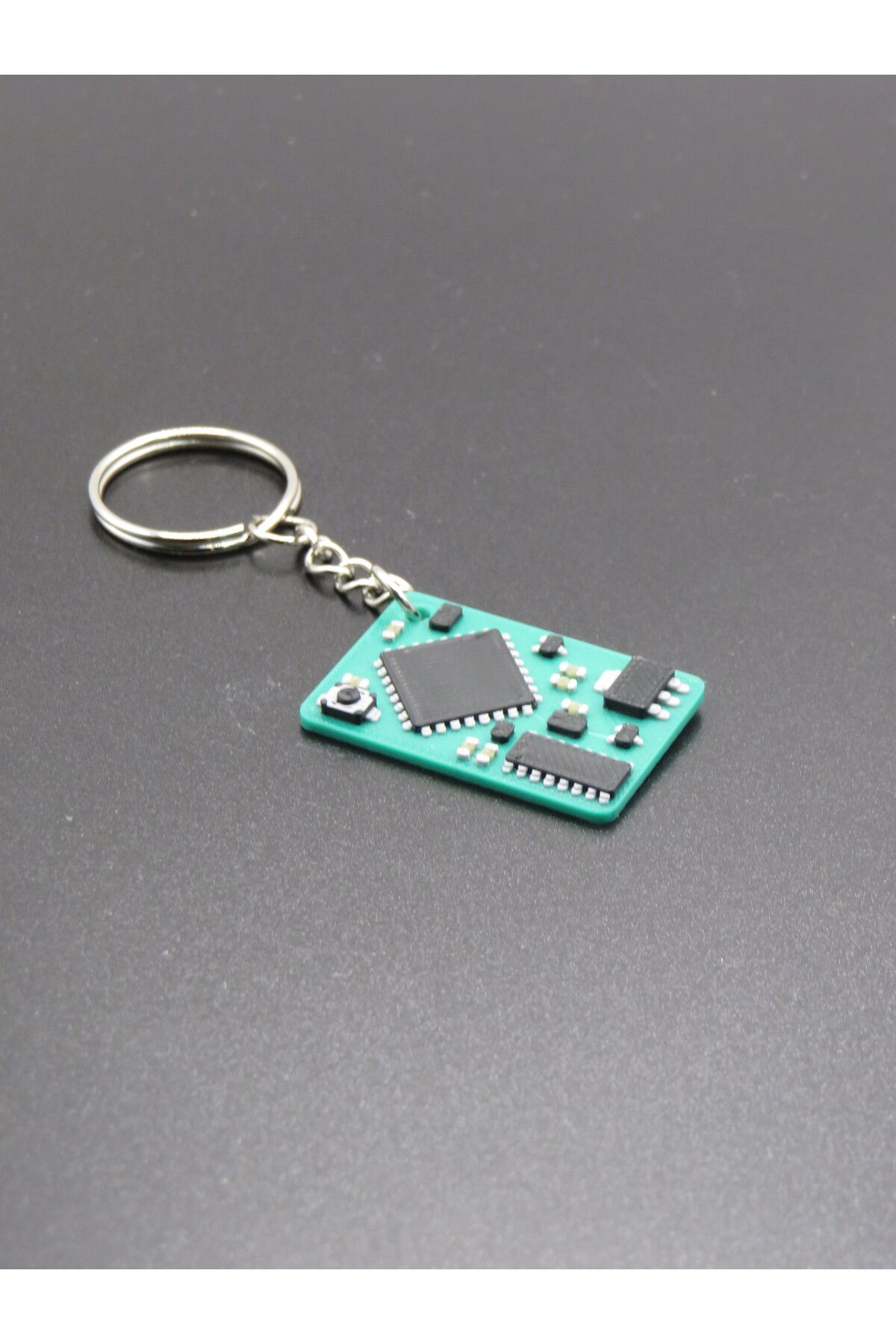 MODA-Pcb Circuit Board Themed 2D Keychain |   Electronic Design Mini Accessory |   3.5X2.5Cm 2