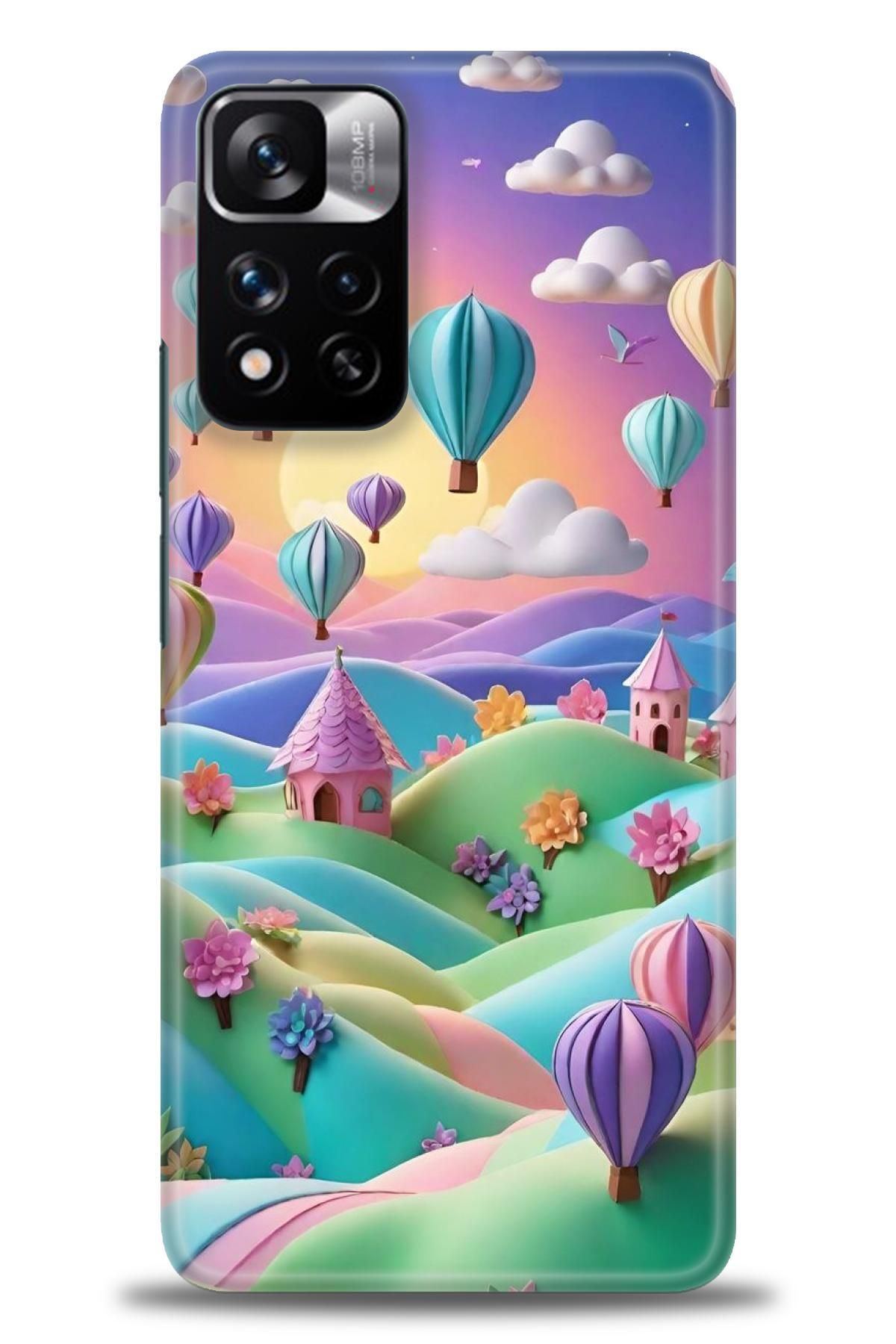 CooperTech Xiaomi Redmi Note 11 Pro Plus İle Uyumlu HD Baskılı Desenli Silikon Kılıf - 330