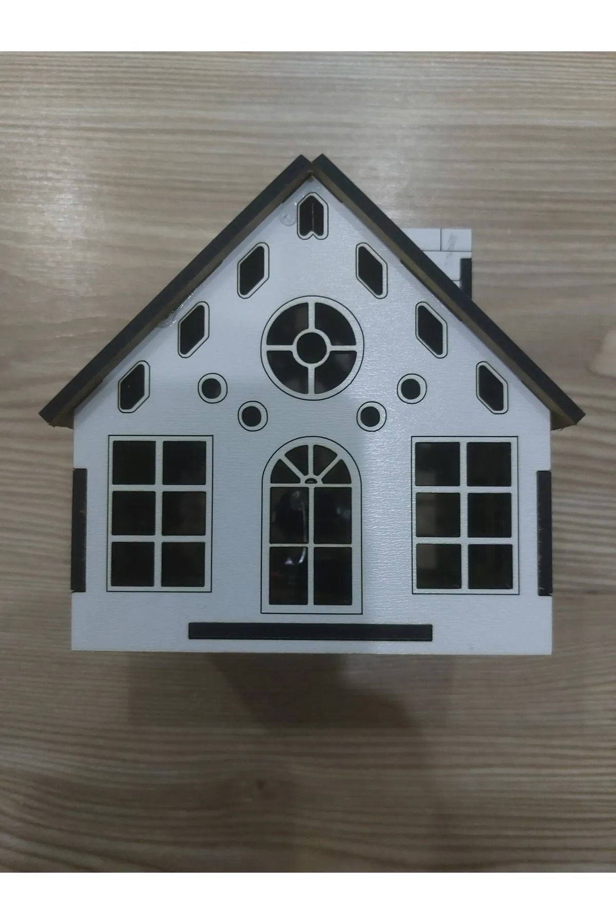 LavanTasarım Işıklı Büyük Dekoratif Ev 5