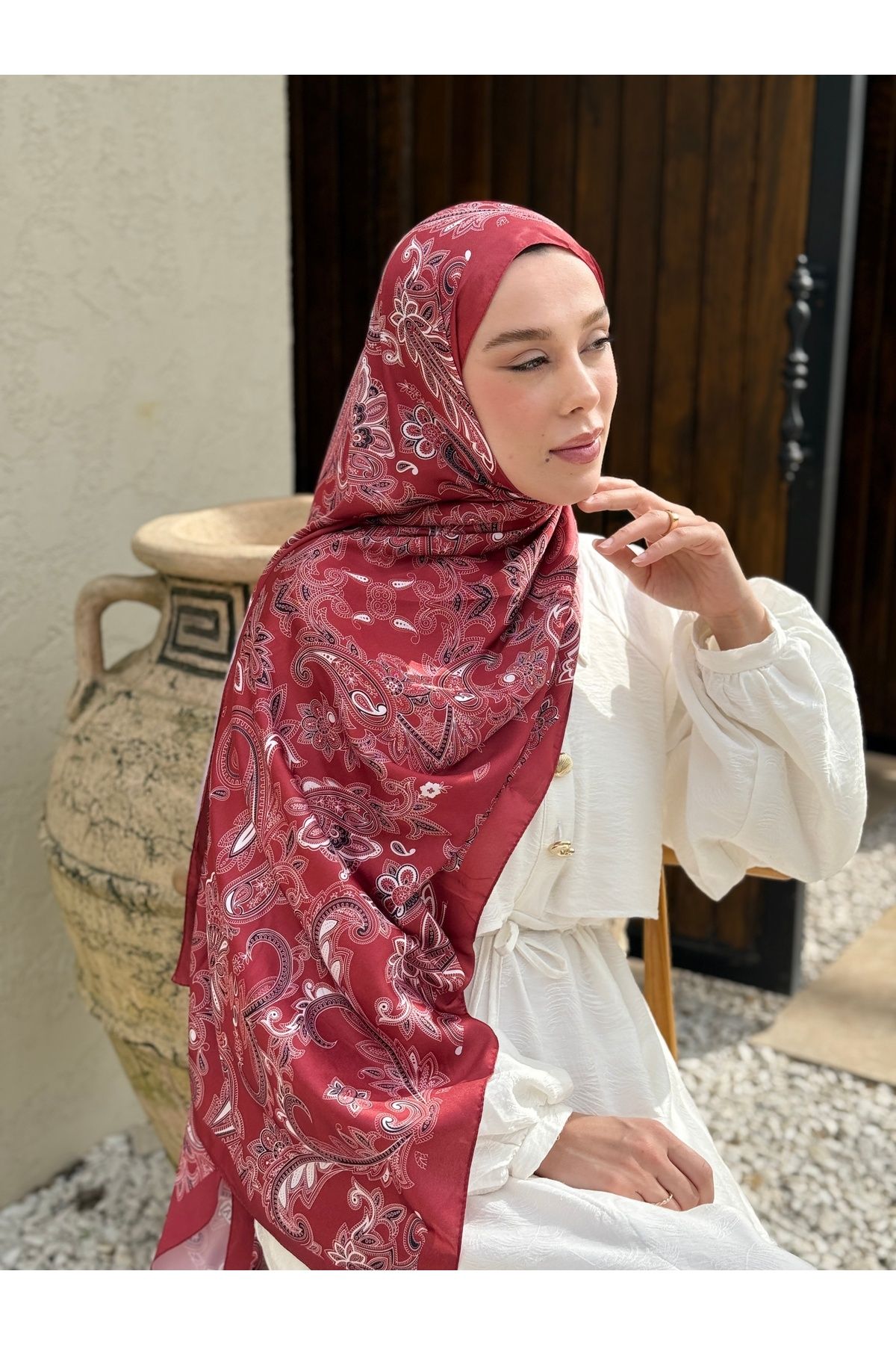 Misipek Şal & Eşarp Pamuk Vual Etnik Sultan Şal