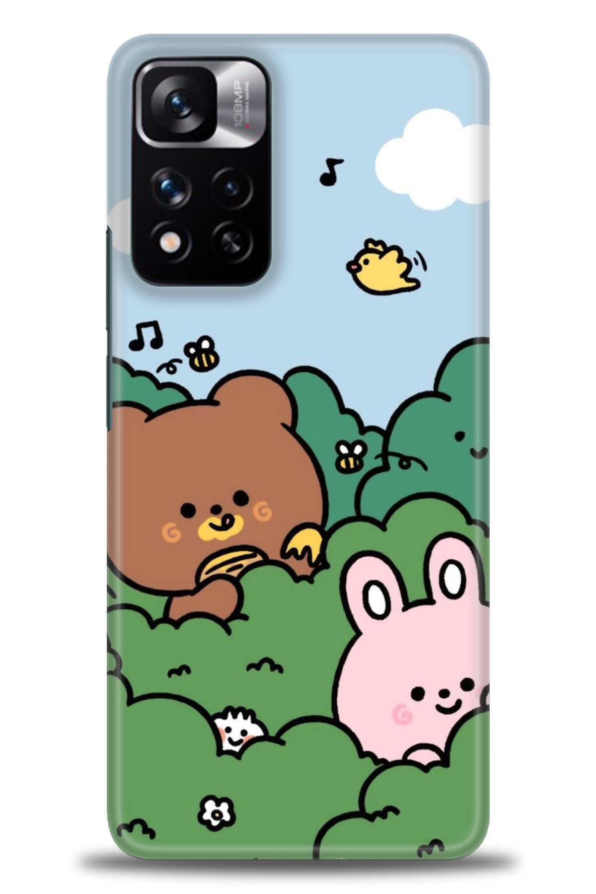 CooperTech Xiaomi Redmi Note 11 Pro Plus İle Uyumlu HD Baskılı Desenli Silikon Kılıf - 310