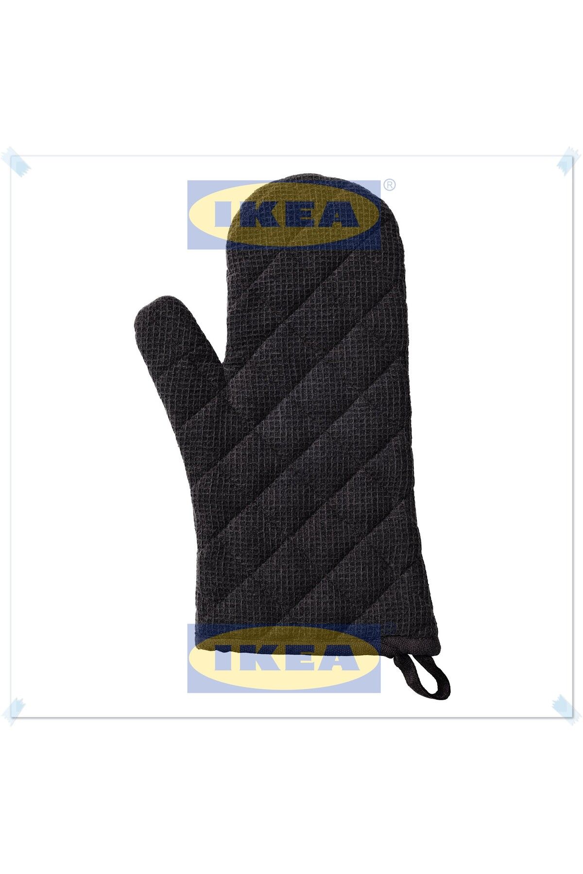 IKEA Rınnıg Siyah Fırın Eldiveni, 33 cm