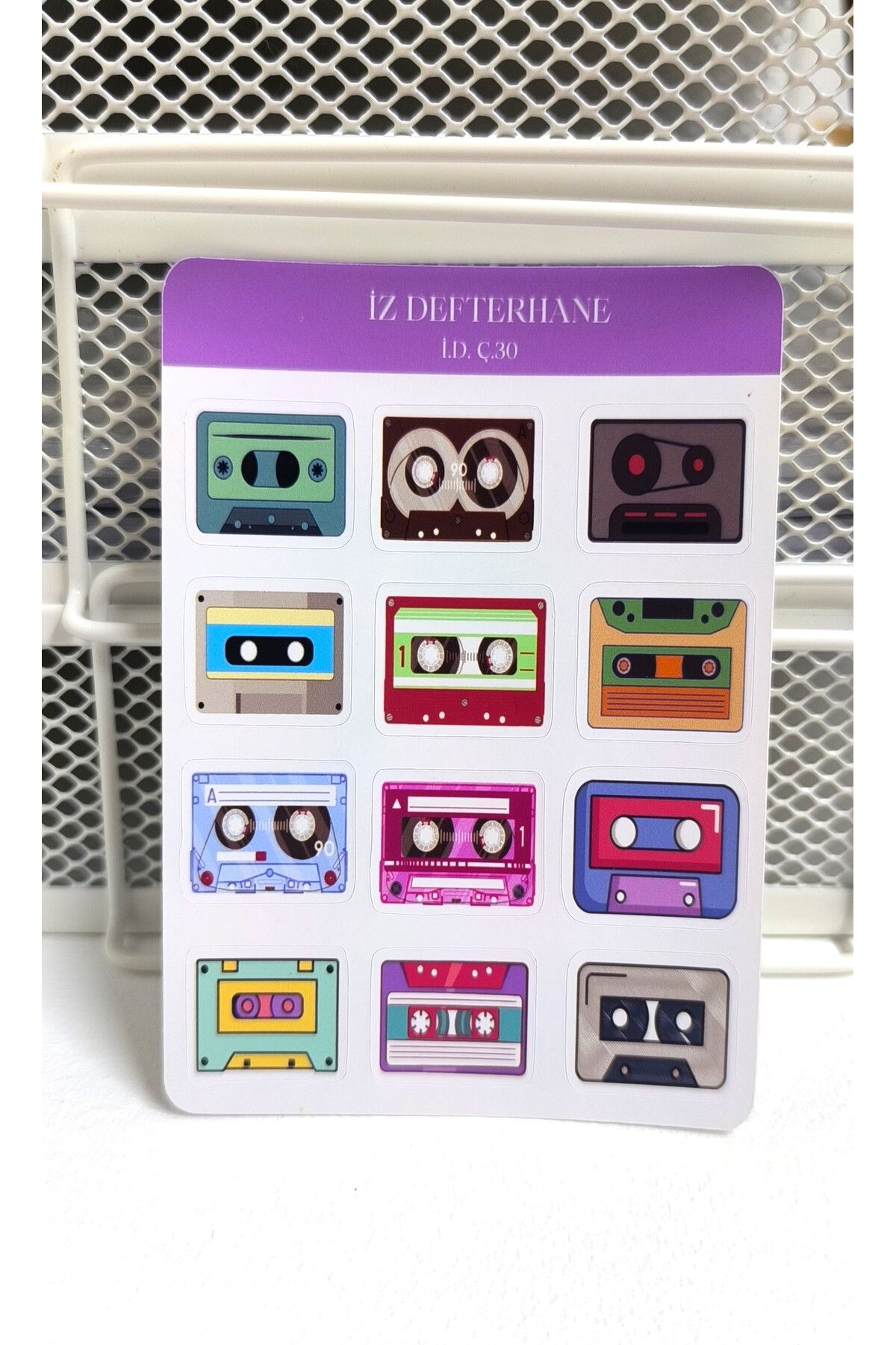 İZ DEFTERHANE Çıkartma & Sticker (Ajanda, Defter, Bullet Journal, Scrapbook ve Planlayıcılar İçin Uygundur)