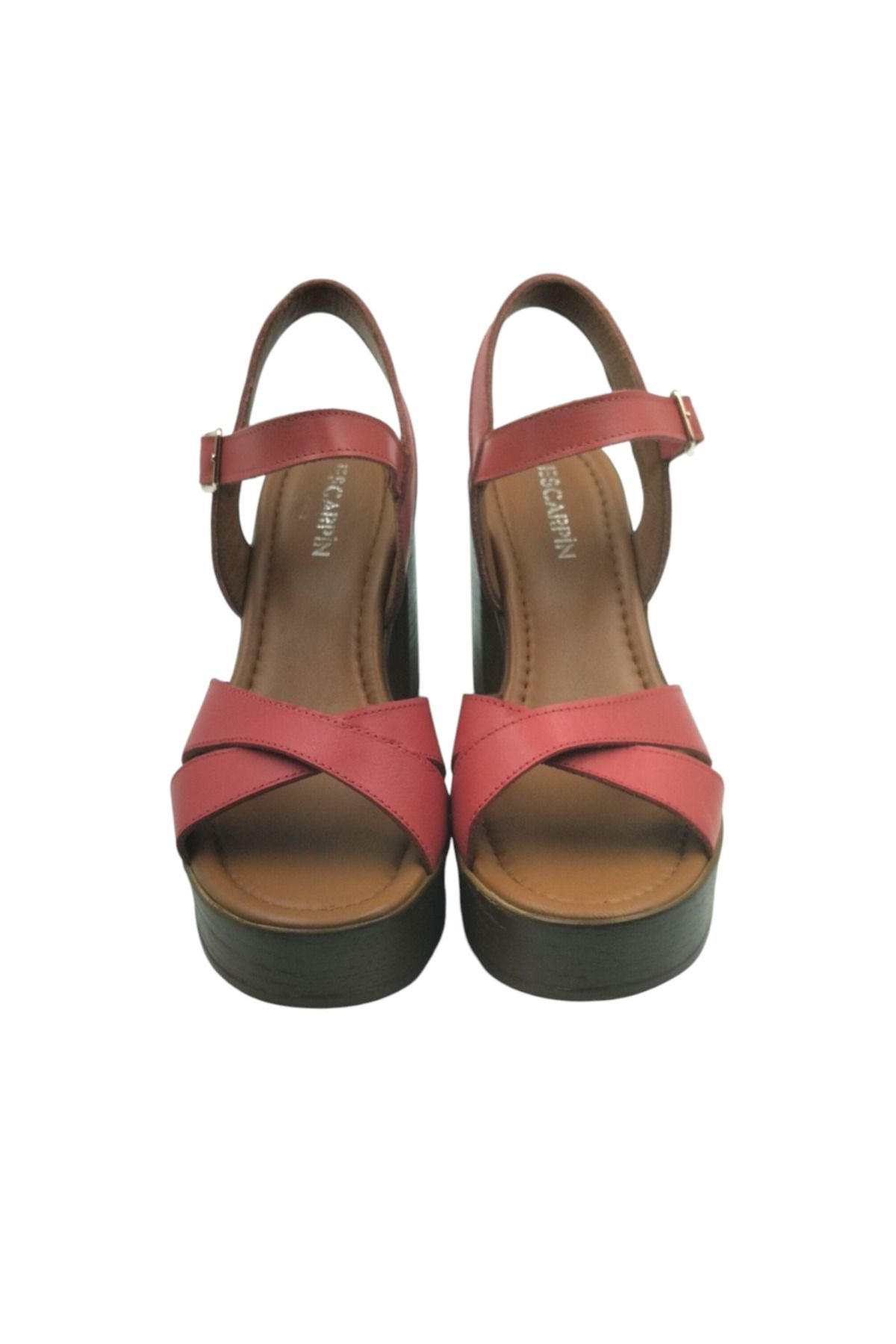 Escarpinshoes KADIN HAKİKİ DERİ ÖN ARKA AÇIK PLATFORMLU RAHAT GÜNLÜK AYAKKABI