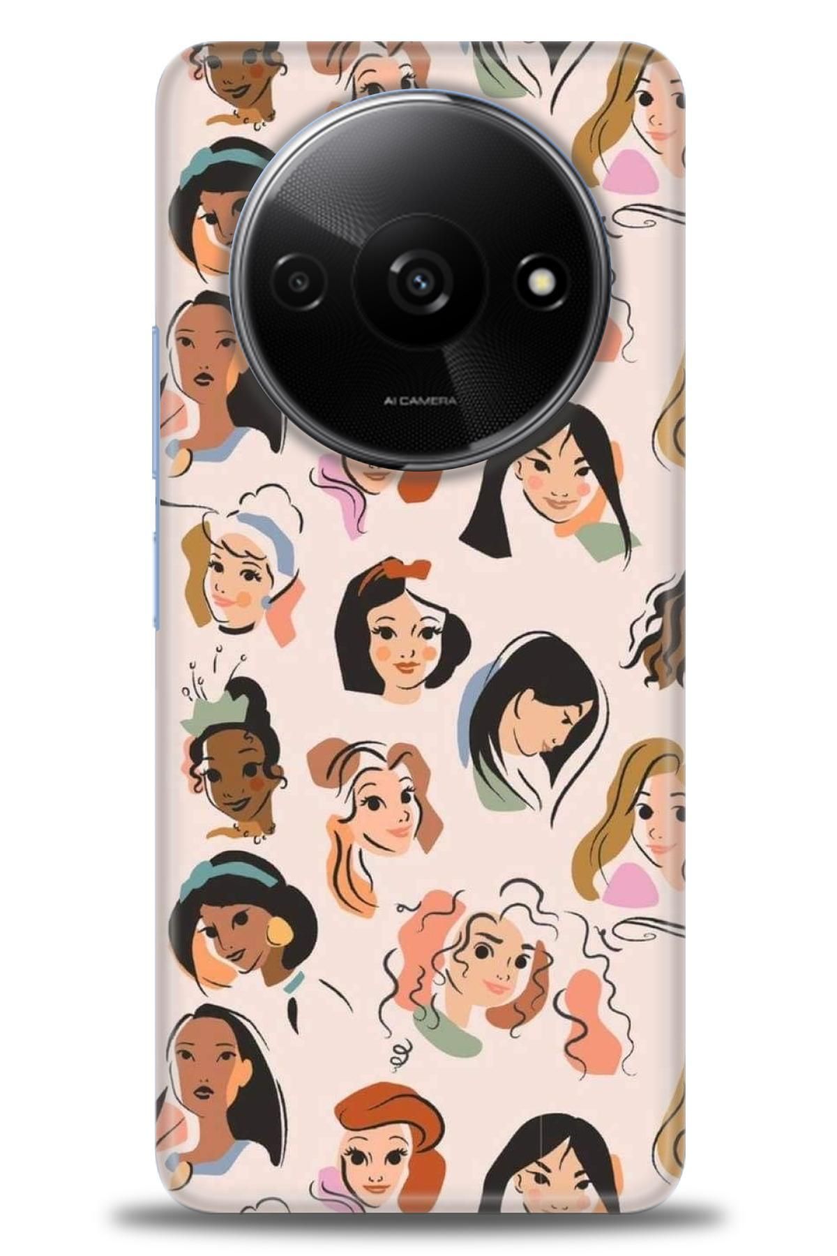 CooperTech Xiaomi Redmi A3 4G 2024 İle Uyumlu HD Baskılı Desenli Silikon Kılıf - 710