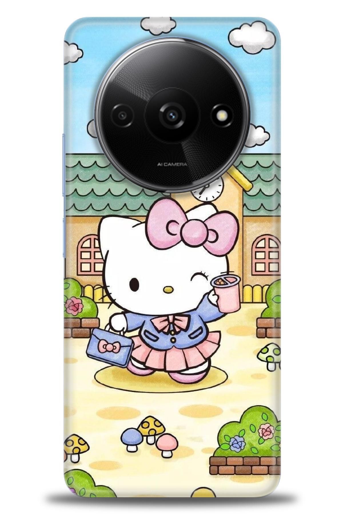 CooperTech Xiaomi Redmi A3 4G 2024 İle Uyumlu HD Baskılı Desenli Silikon Kılıf - 160