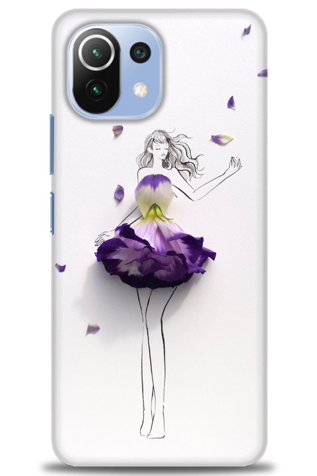 CooperTech Xiaomi Mi 11 Lite İle Uyumlu HD Baskılı Desenli Silikon Kılıf - 740