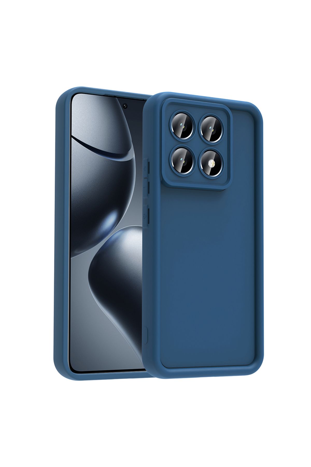 Novatis Xiaomi 14T Uyumlu Kılıf 3D Kamera Korumalı Soft Silikon Kapak