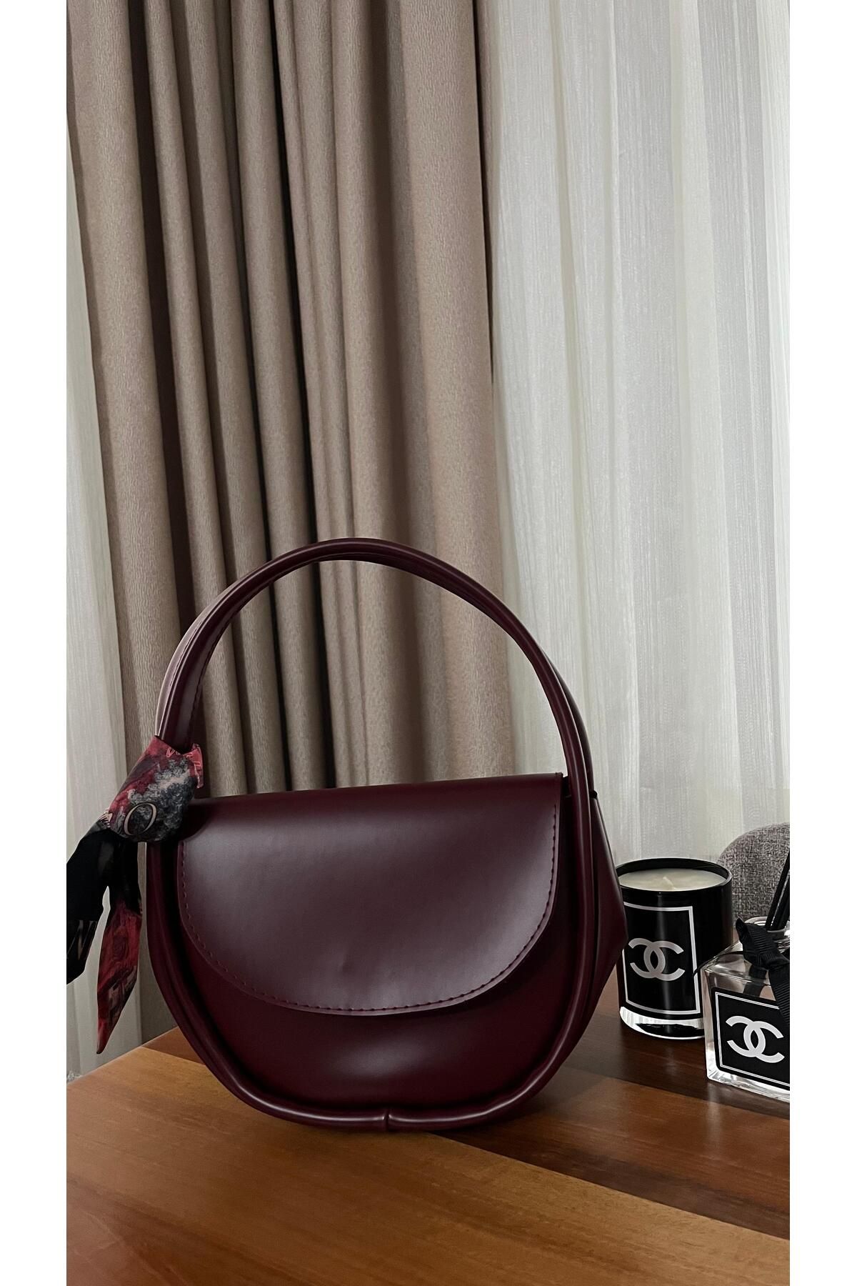 BADİ BAGS KADIN BORDO KOL ÇANTASI