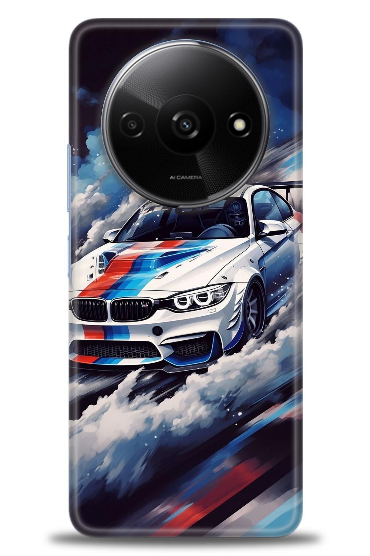 CooperTech Xiaomi Redmi A3 4G 2024 İle Uyumlu HD Baskılı Desenli Silikon Kılıf - 580