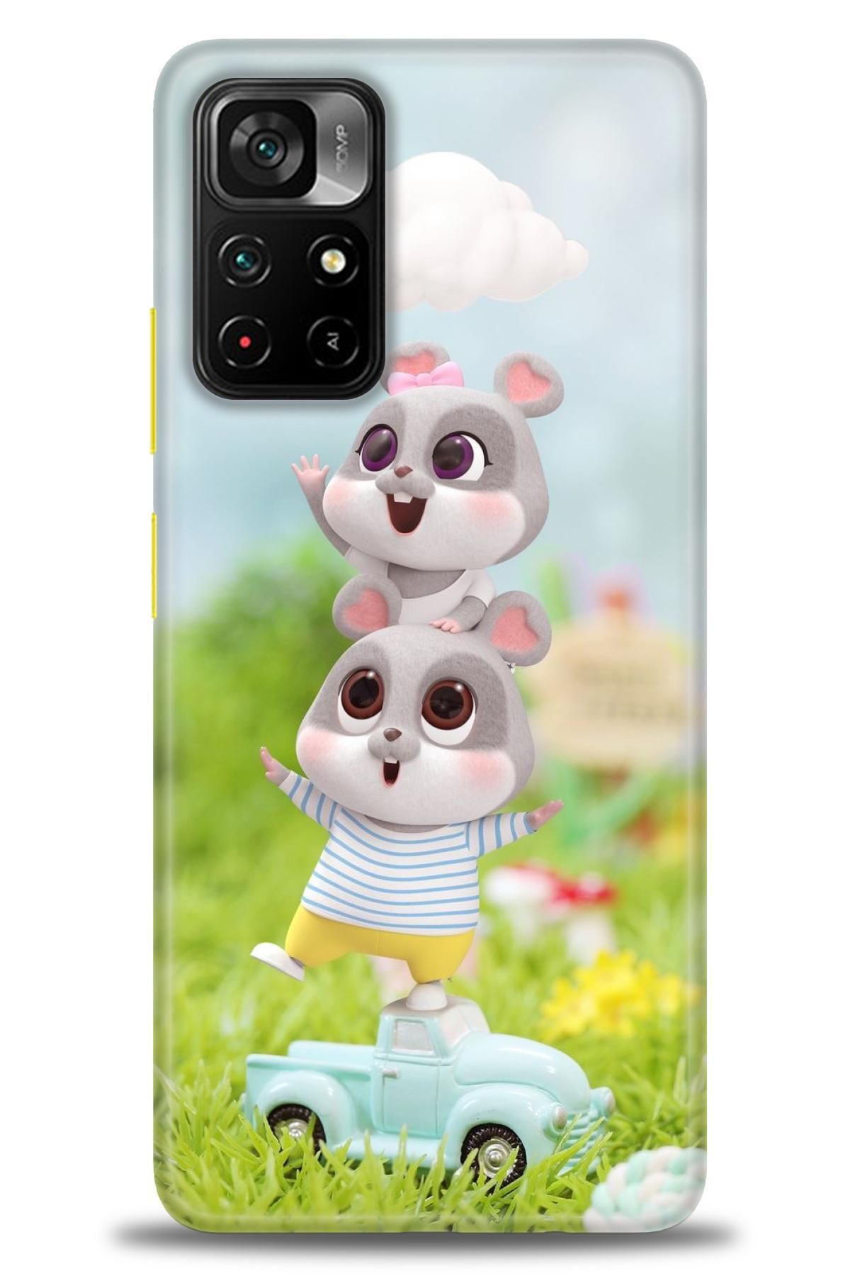 CooperTech Xiaomi Poco M4 Pro 5G İle Uyumlu HD Baskılı Desenli Silikon Kılıf - 590