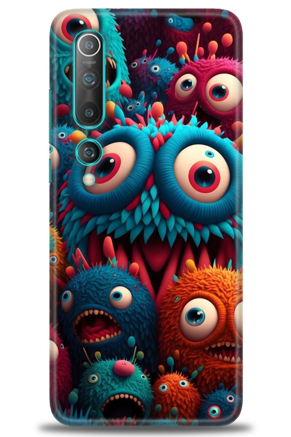 CooperTech Xiaomi Mi 10 İle Uyumlu HD Baskılı Desenli Silikon Kılıf - 90