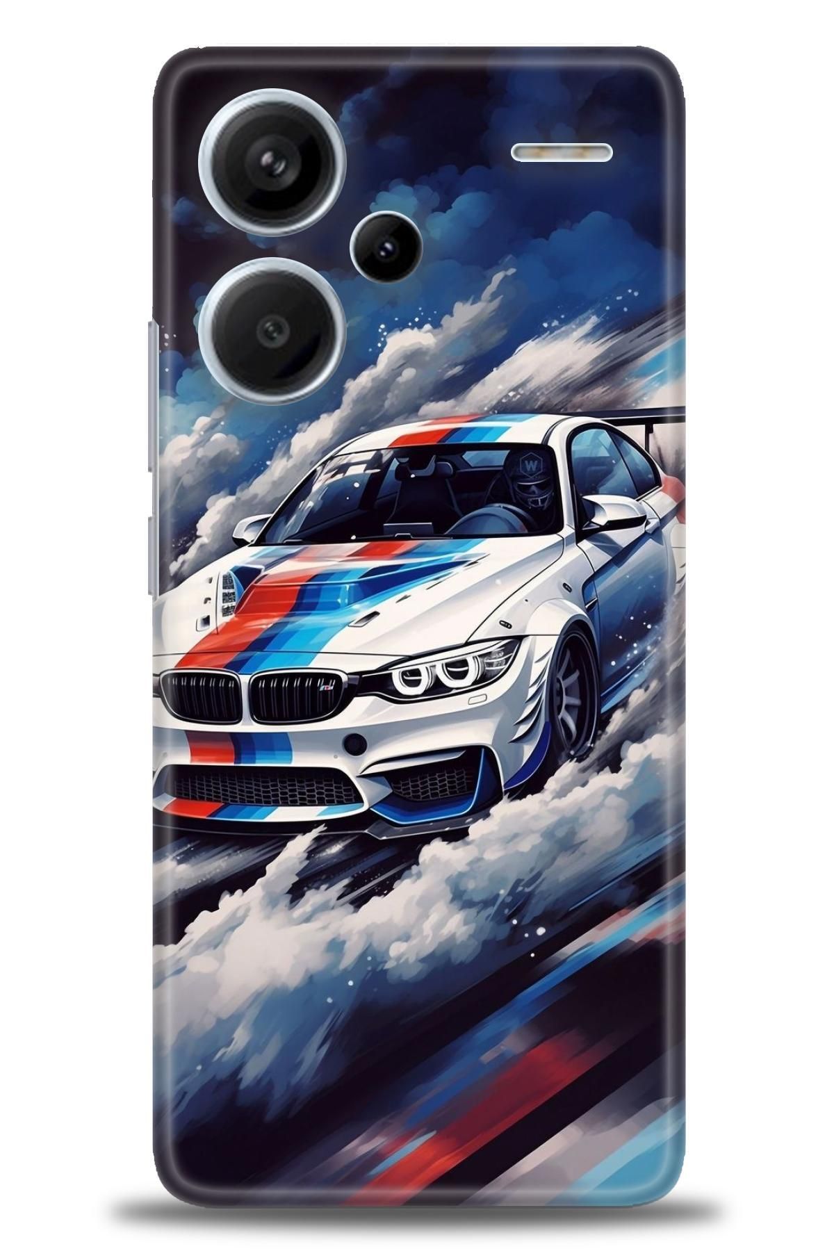 CooperTech Xiaomi Redmi Note 13 Pro Plus İle Uyumlu HD Baskılı Desenli Silikon Kılıf - 981