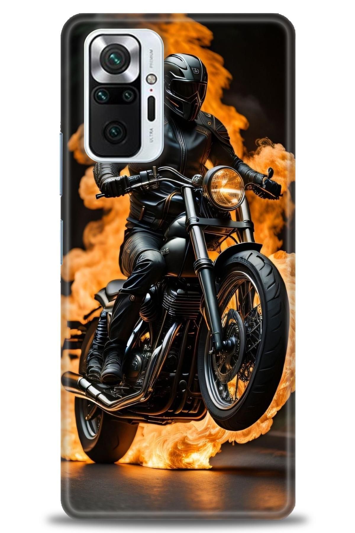 CooperTech Xiaomi Redmi Note 10 Pro İle Uyumlu HD Baskılı Desenli Silikon Kılıf - 571