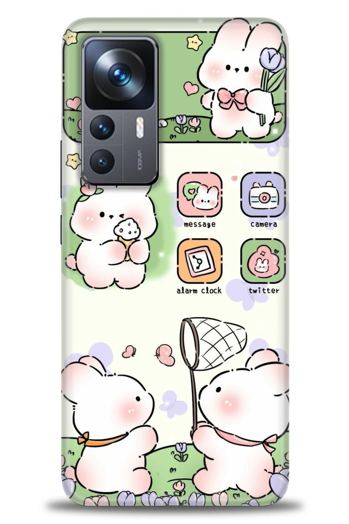 CooperTech Xiaomi Mi 12T Pro İle Uyumlu HD Baskılı Desenli Silikon Kılıf - 441