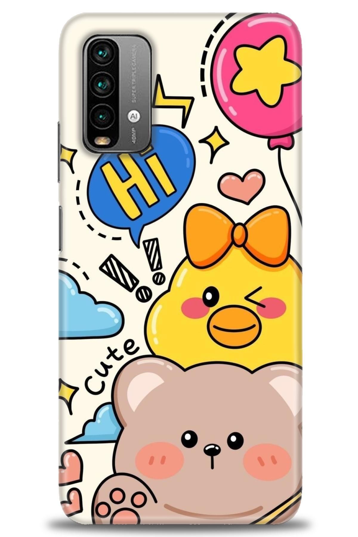 CooperTech Xiaomi Redmi 9T İle Uyumlu HD Baskılı Desenli Silikon Kılıf - 651