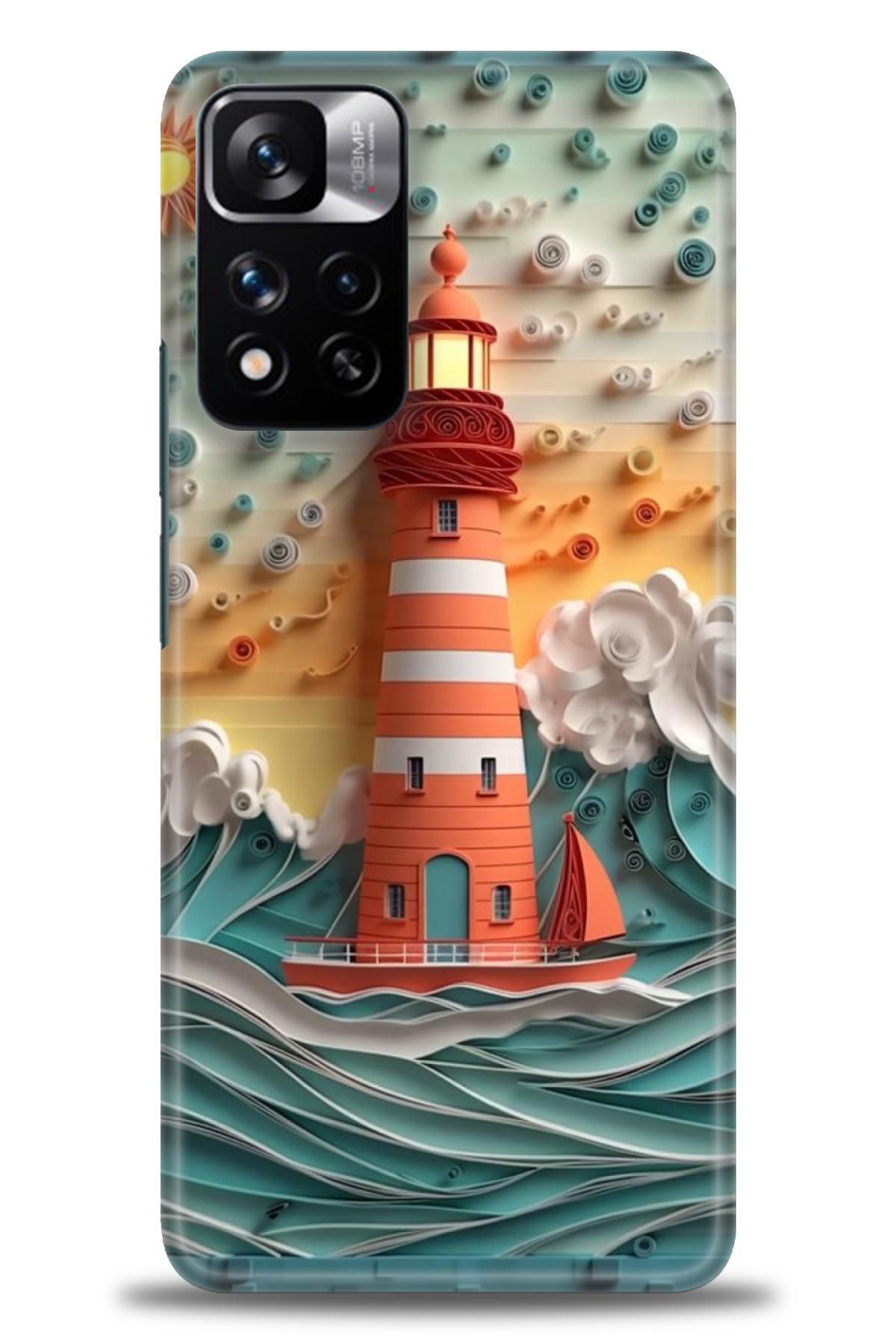 CooperTech Xiaomi Redmi Note 11 Pro Plus İle Uyumlu HD Baskılı Desenli Silikon Kılıf - 881