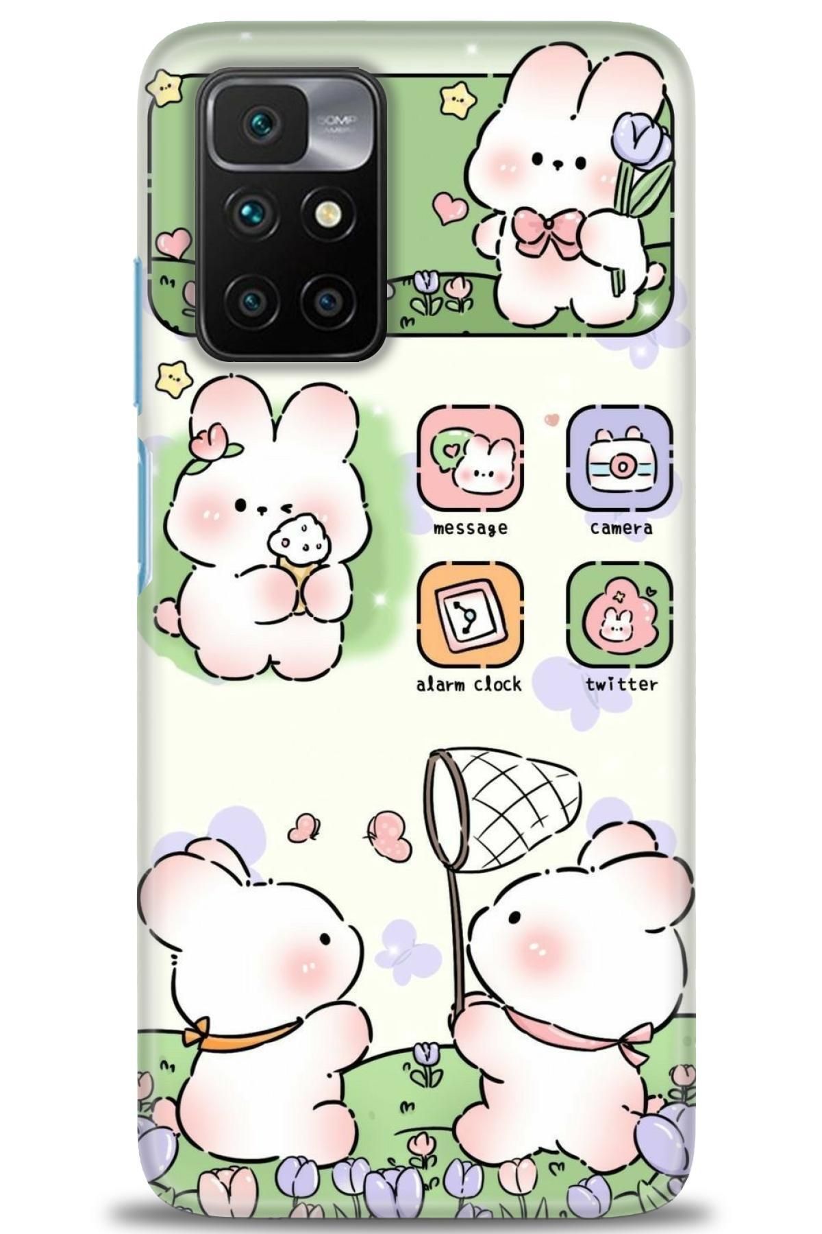 CooperTech Xiaomi Redmi 10 İle Uyumlu HD Baskılı Desenli Silikon Kılıf - 441