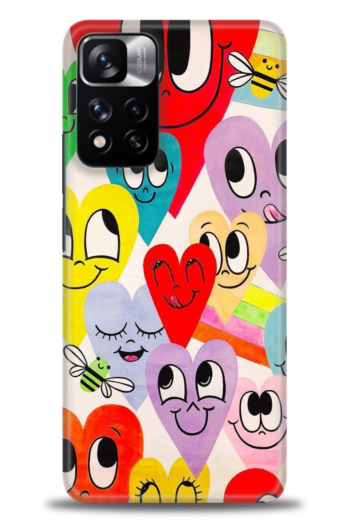 CooperTech Xiaomi Redmi Note 11 Pro Plus İle Uyumlu HD Baskılı Desenli Silikon Kılıf - 1